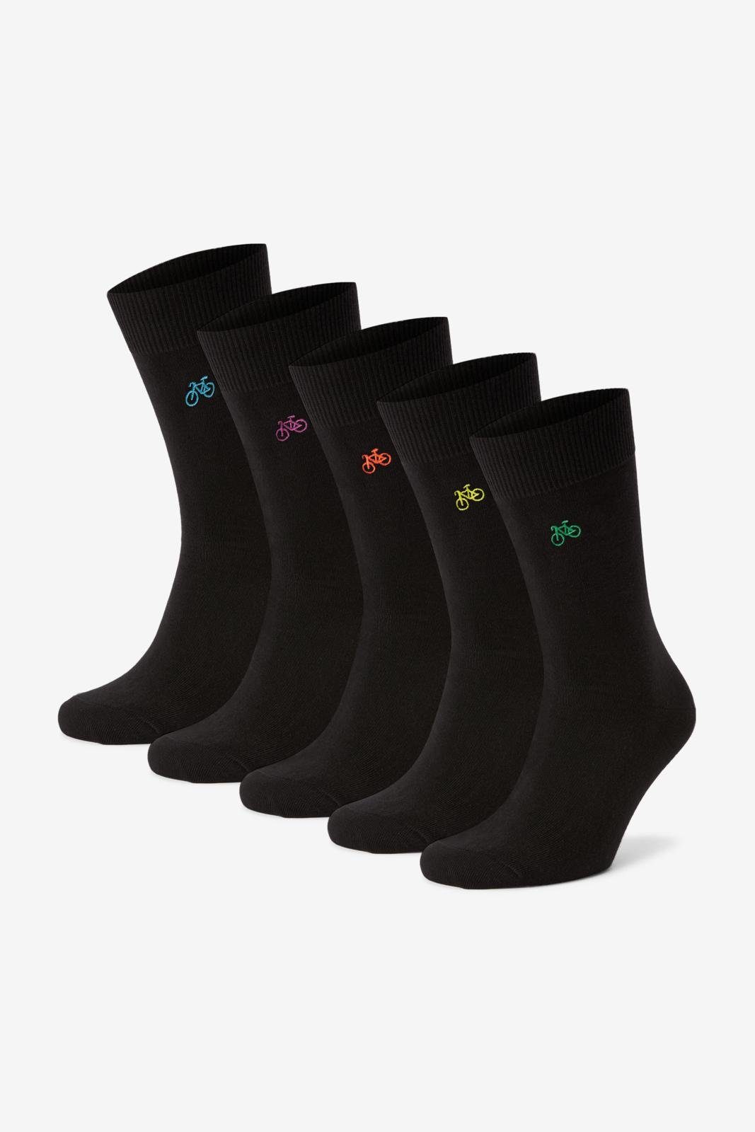 Wäsche/Bademode Socken Next Kurzsocken Socken mit Stickerei (5-Paar)