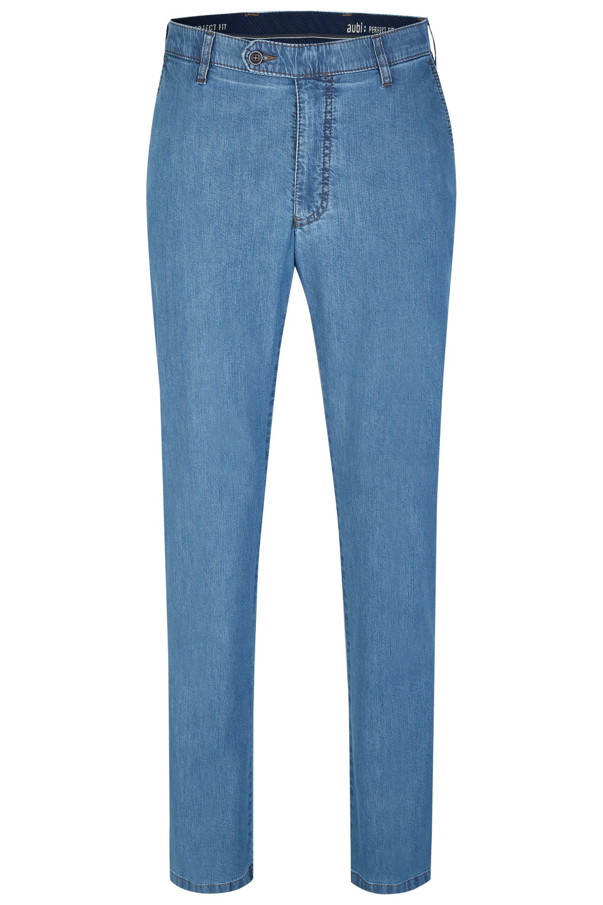 Stretch (43) aus 526 Jeans aubi: bleached Herren Baumwolle Fit Flex Sommer Modell Bequeme Jeans High aubi Perfect Hose