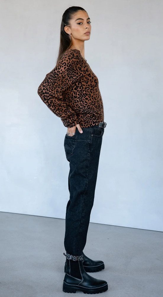Freeman T. Porter Boyfriend-Jeans Timea Cropped Denim jilin dark