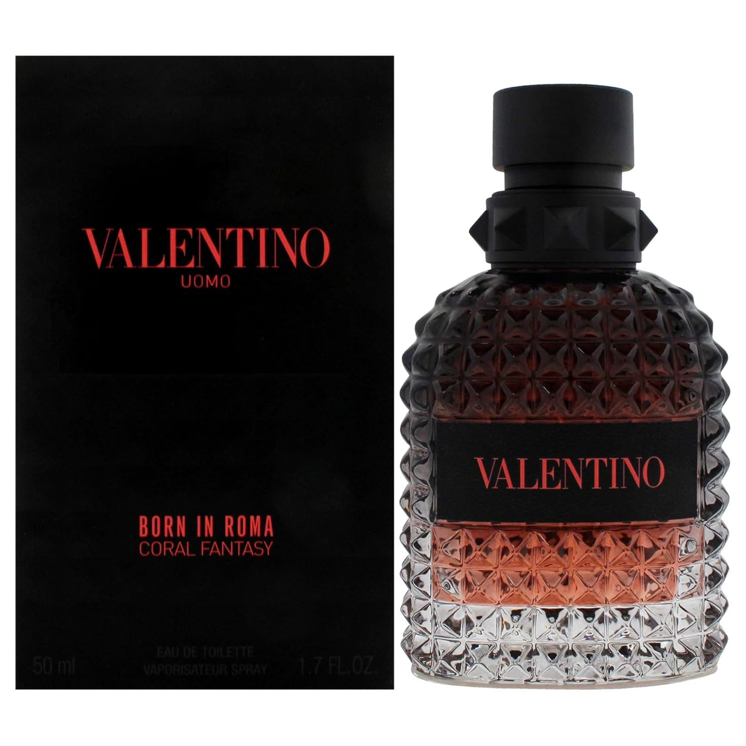 Valentino Eau de Toilette Born in Roma Coral Fantasy Uomo, Glasflakon, Parfüm EDT, Herrenduft
