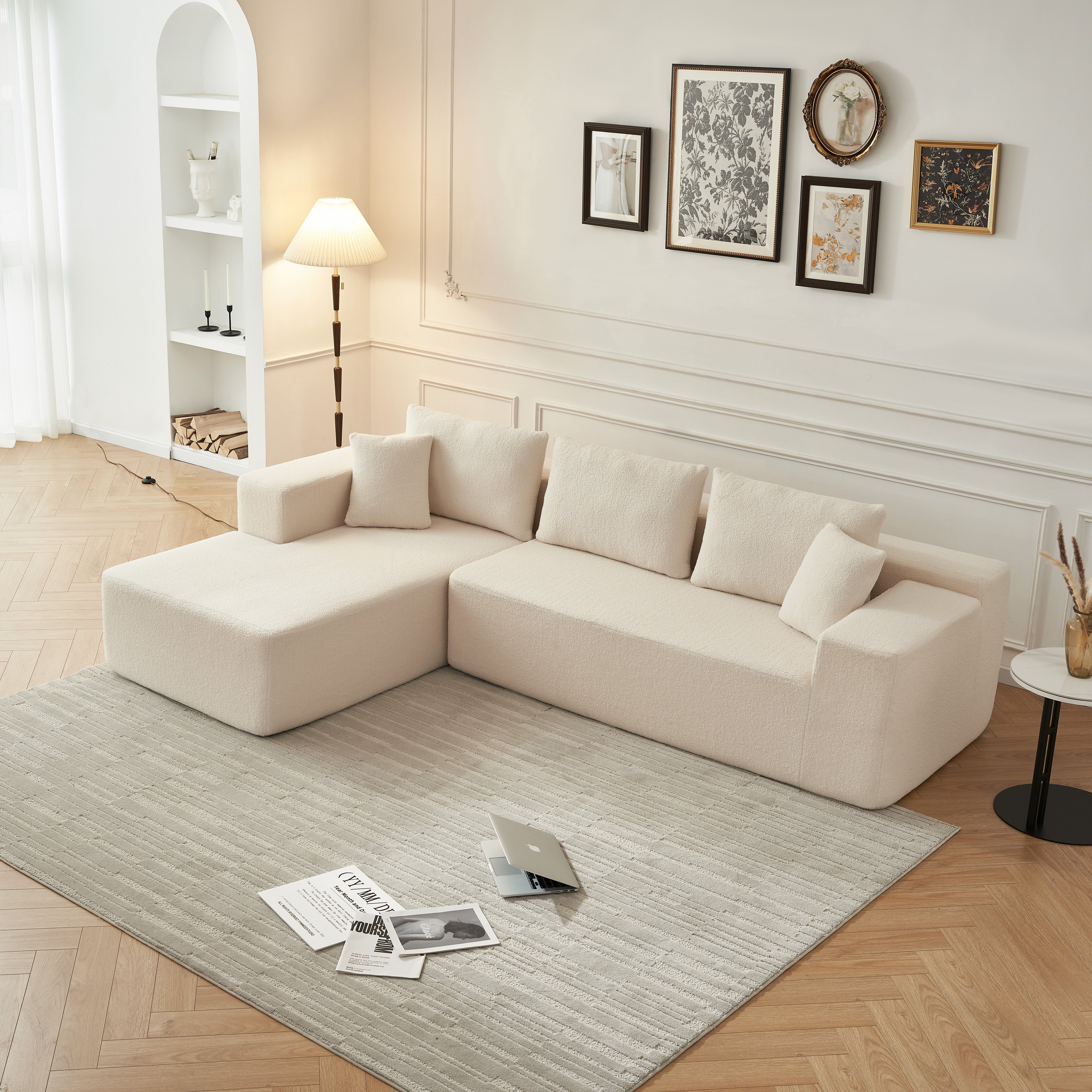 OKWISH Ecksofa L-Form Ecksofa, Ecksofa mit günstig online kaufen