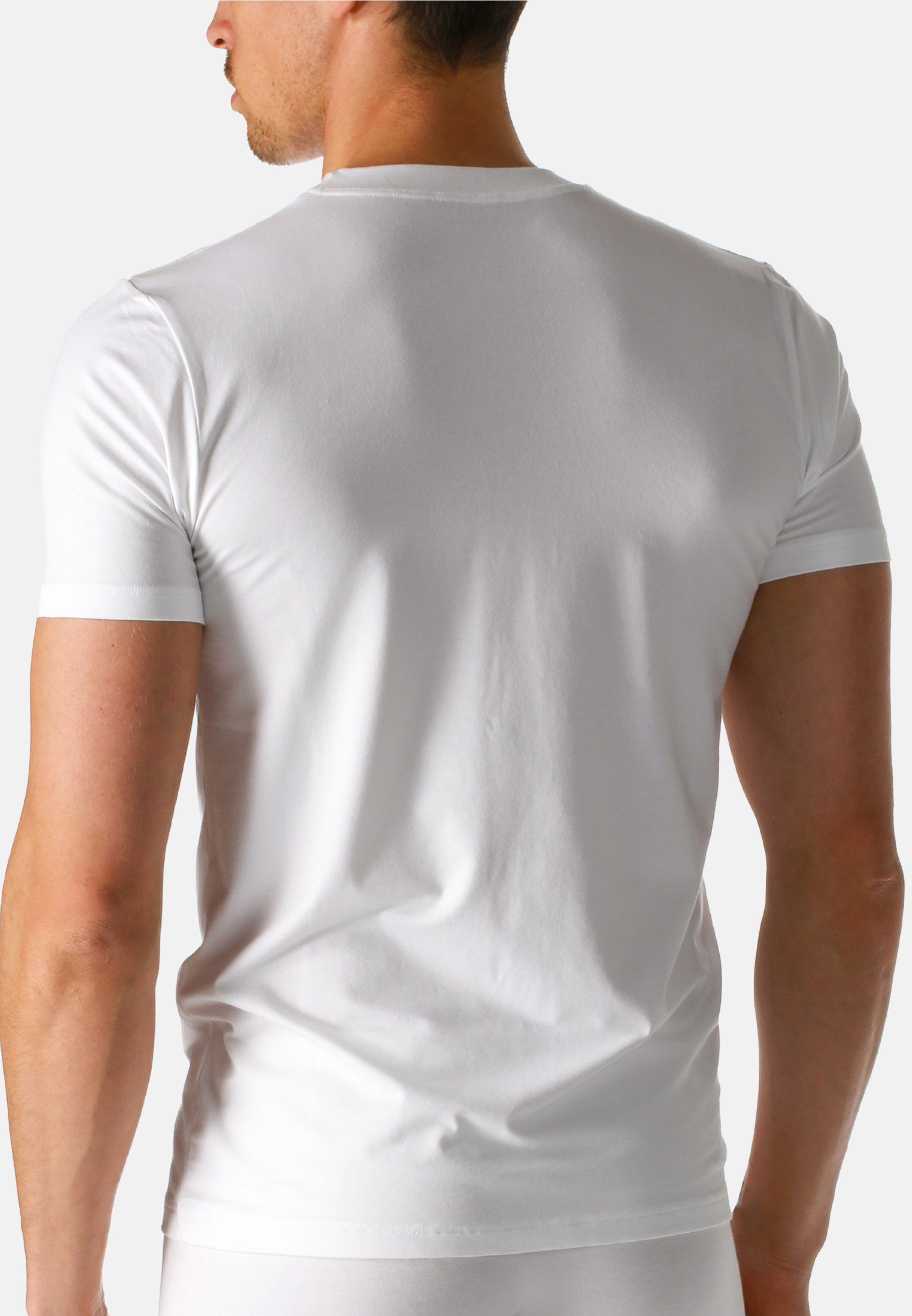 Pack / Mey Unterhemd Baumwolle Cotton (Spar-Set, 2-St) Unterhemd Weiß 2er - Kurzarm Thermoregulierend Dry - Shirt