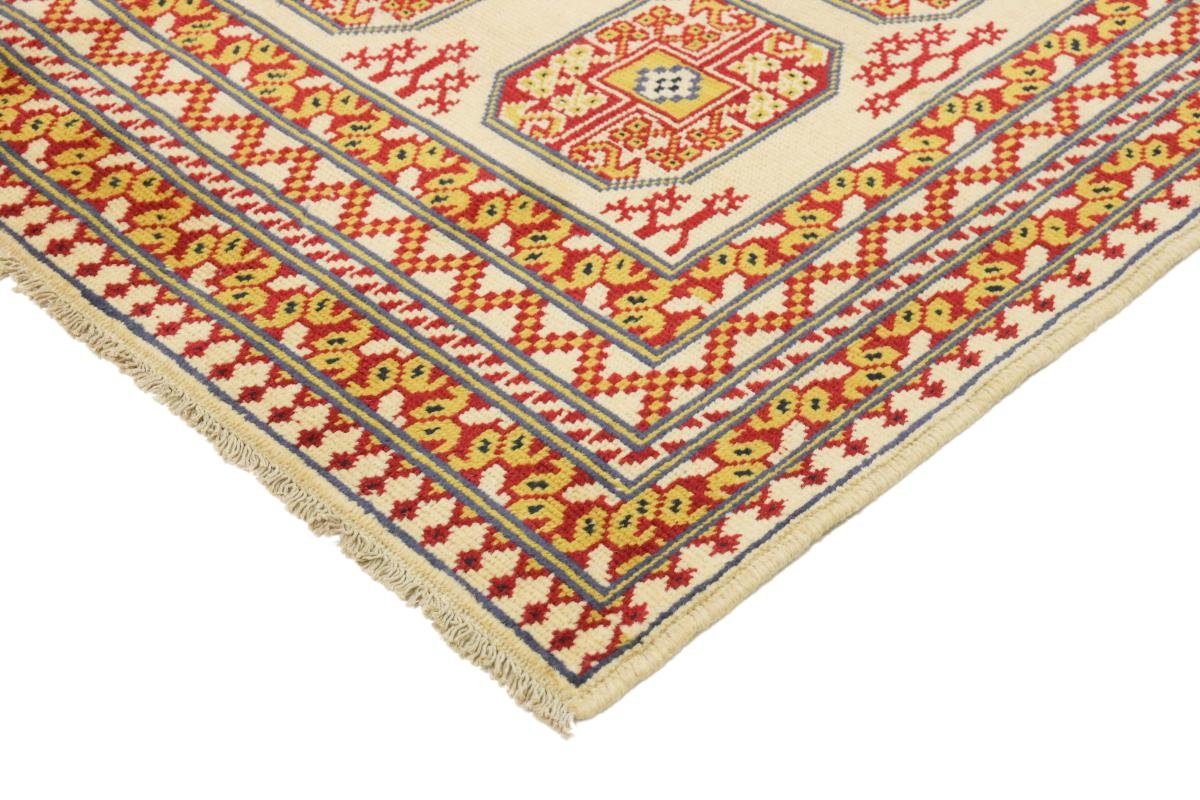 Orientteppich, mm 153x199 Handgeknüpfter Nain 6 Orientteppich rechteckig, Höhe: Trading, Afghan Akhche