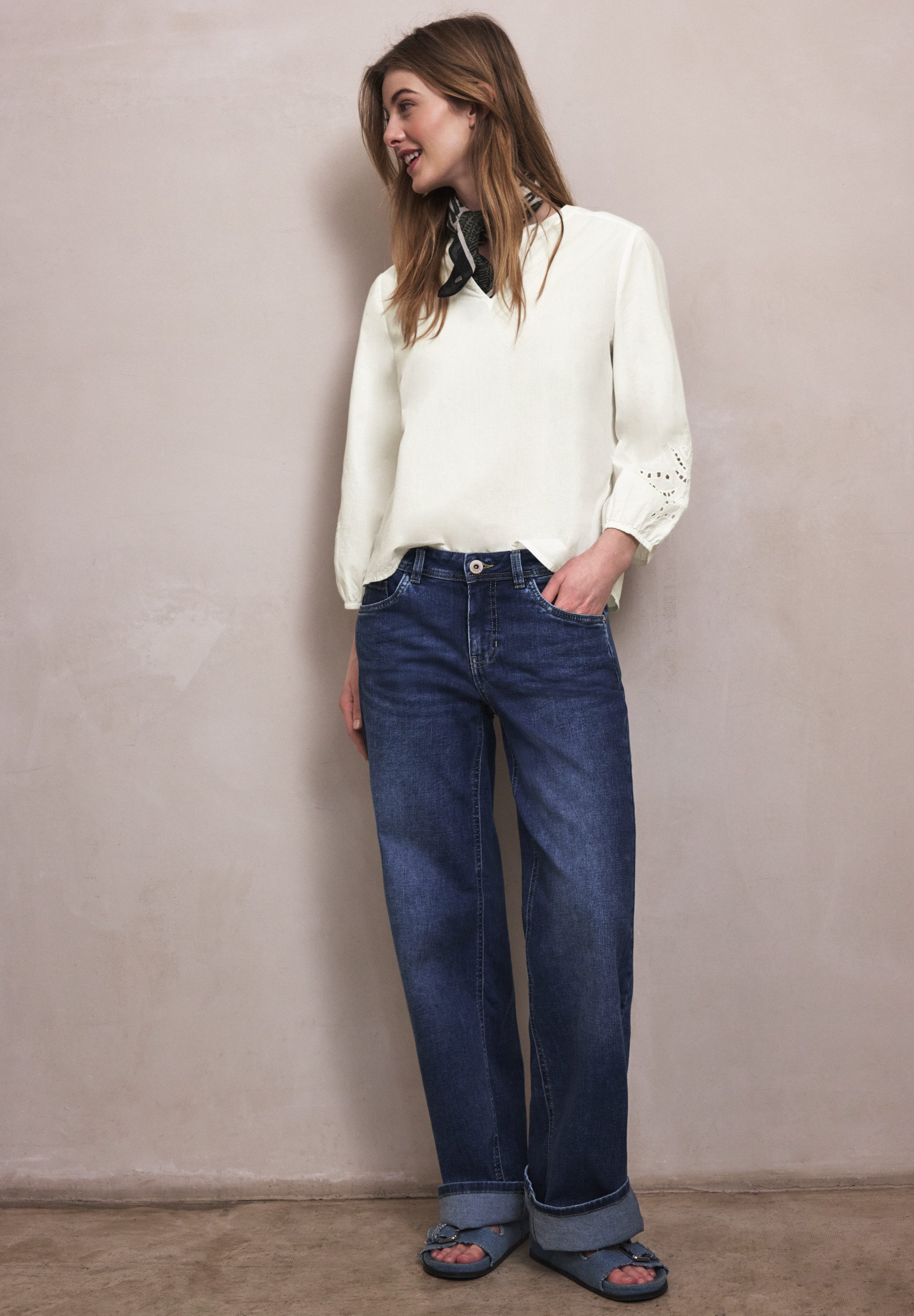 STREET ONE STUDIO Shirtbluse aus reiner Baumwolle – Bild 4 von 5
