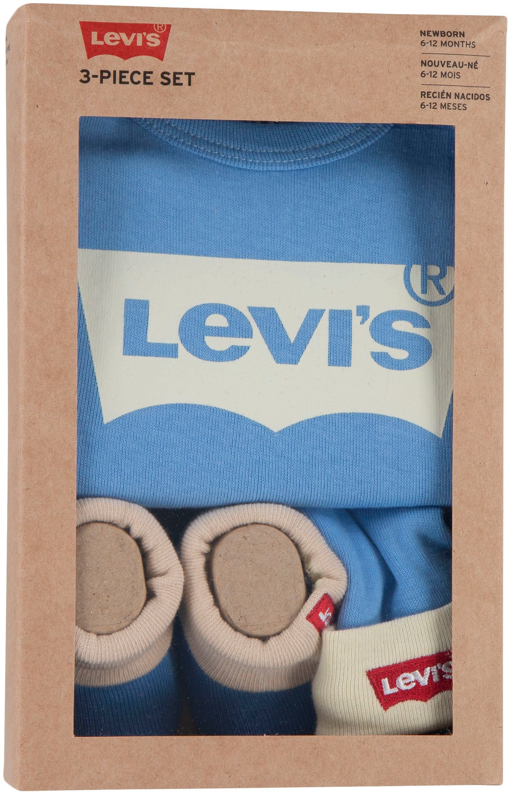 blue 3-tlg) Body Neugeborenen-Geschenkset (Set, UNISEX Kids Levi's® vista