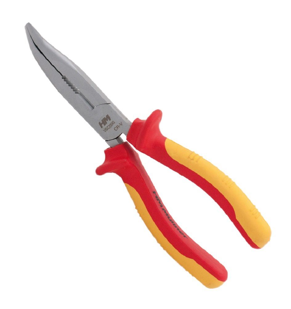 HM Müllner Werkzeuge Montagezange HM Müllner VDE Flachrundzange 200 mm gebogen VSZ200G