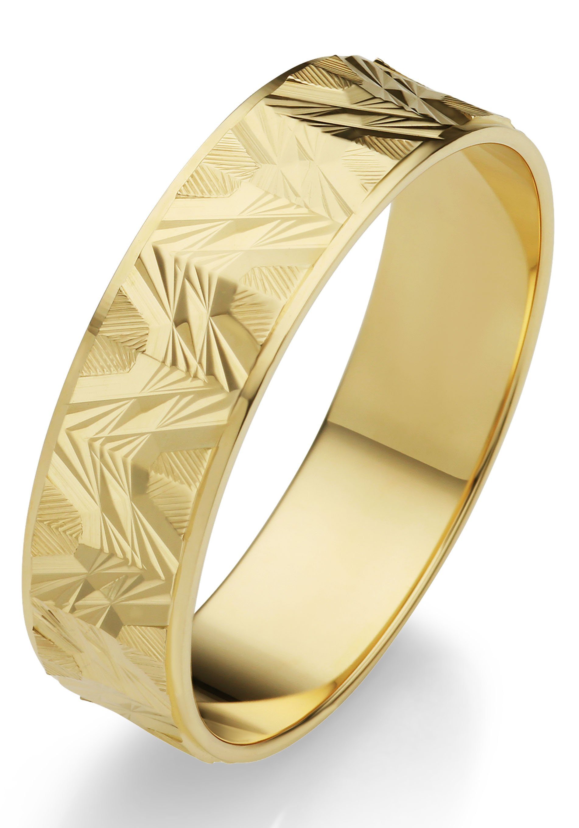 Firetti Trauring Schmuck Geschenk Gold 375 Hochzeit Ehering "LIEBE", Made in Germany