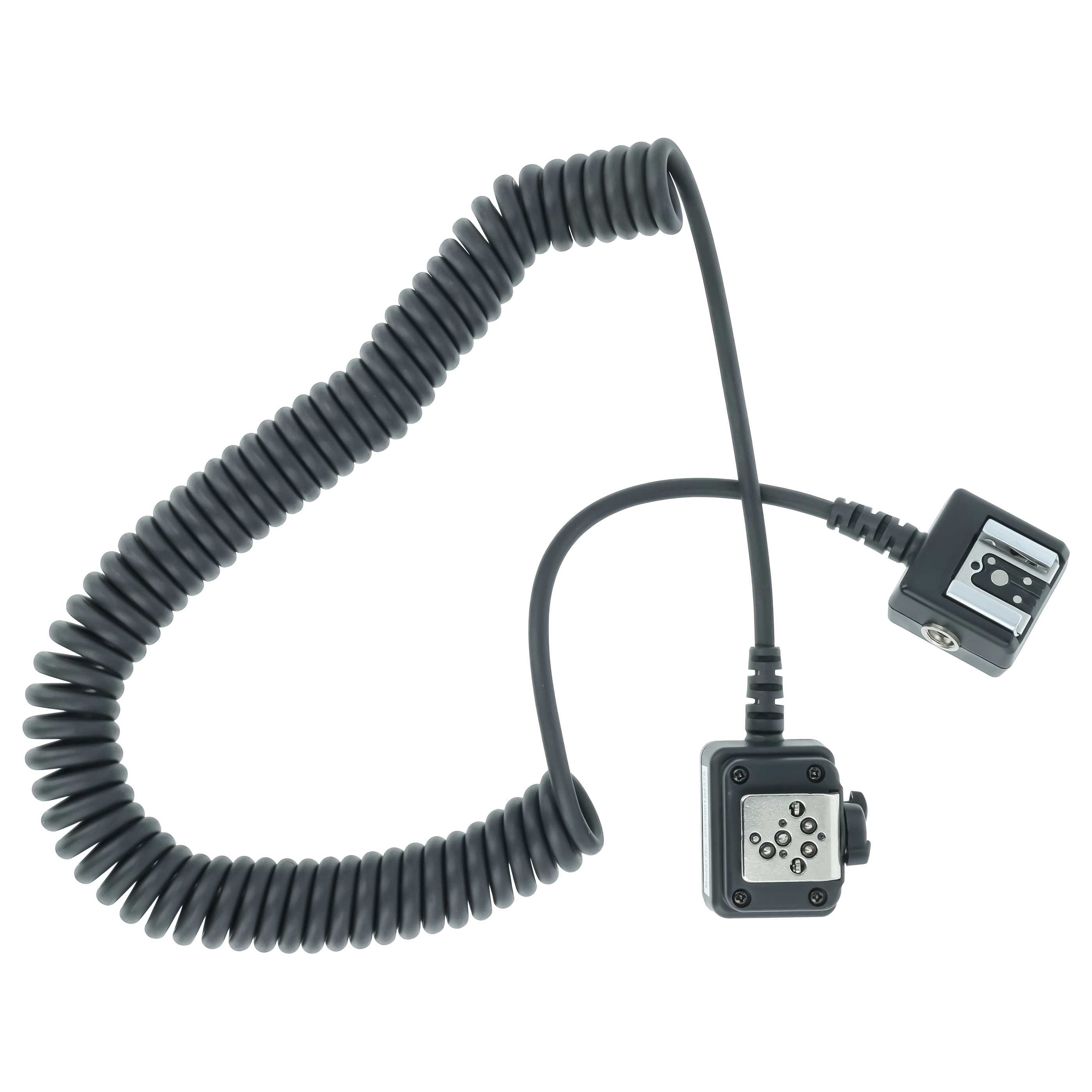 vhbw passend für Nikon Speedlight SB-400, SB-16B, SB-22s, SB-300, SB-23, SB Blitz-Kabel, TTL Blitzschuh-Kabel für Standardblitzschuh Ihrer Kamera