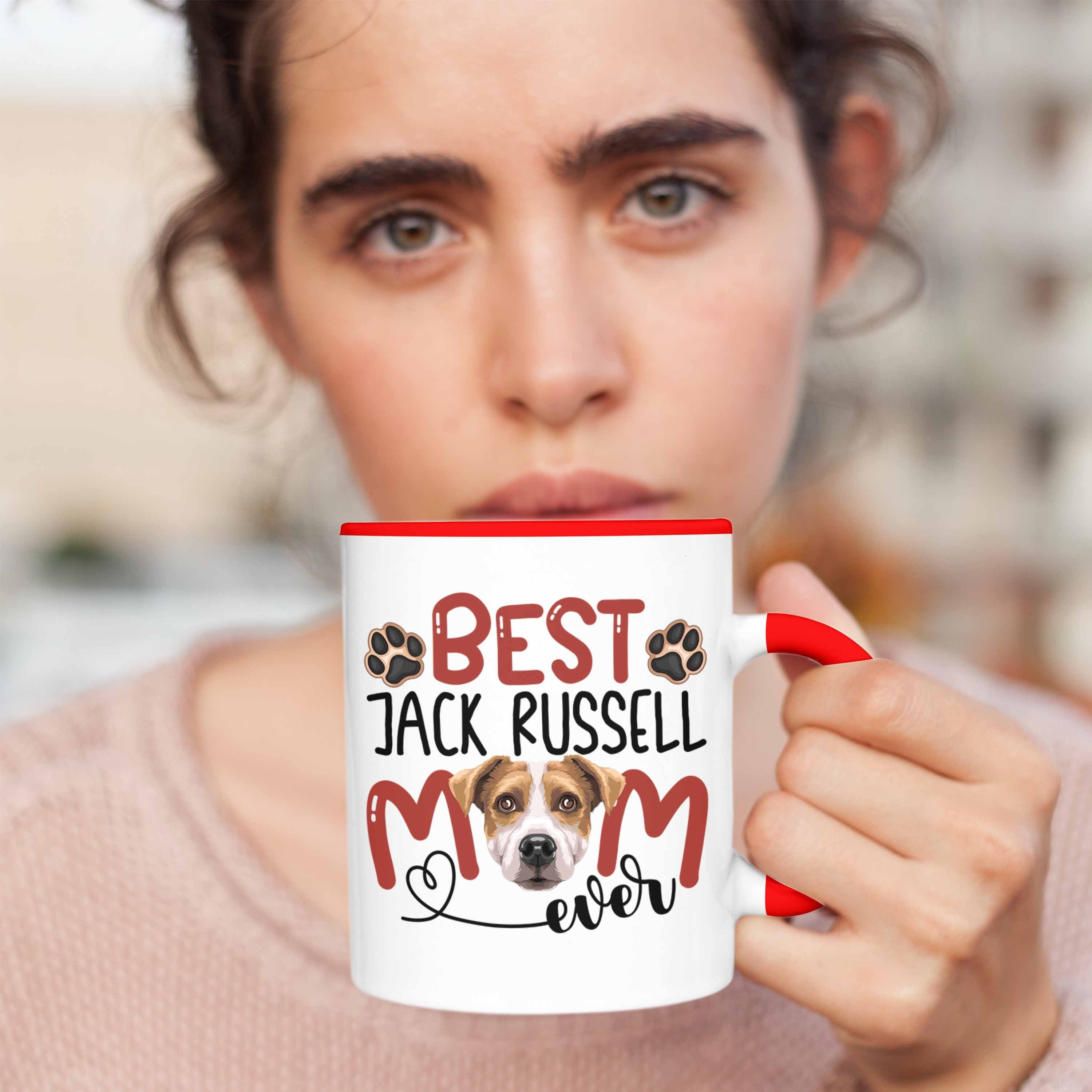 Trendation Tasse Mom Spruch Jack Rot Tasse Besitzerin Geschenkide Russell Geschenk Lustiger