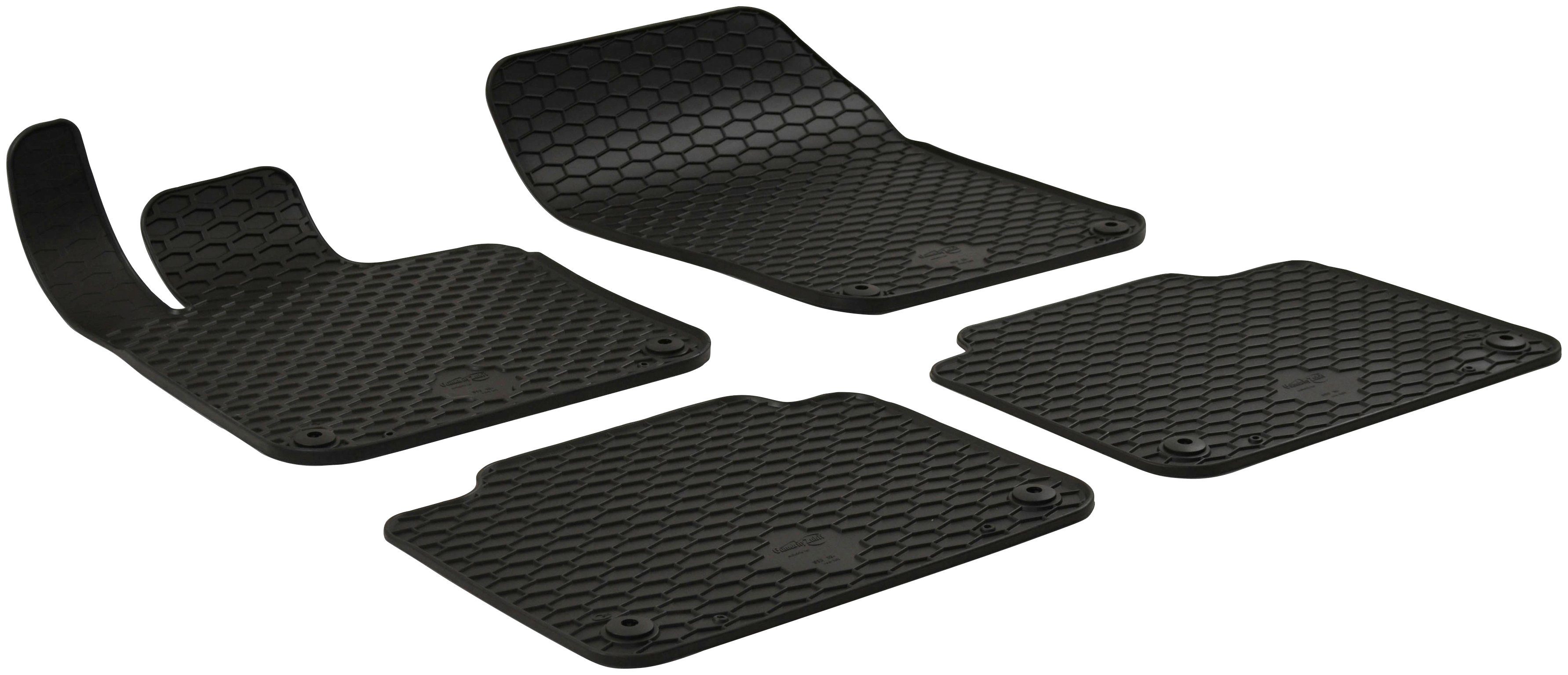 WALSER Passform-Fußmatten (4 St), für Volvo S90, V90 II Kombi, Stufenheck,  für Volvo V90/S90 II 2016-Heute
