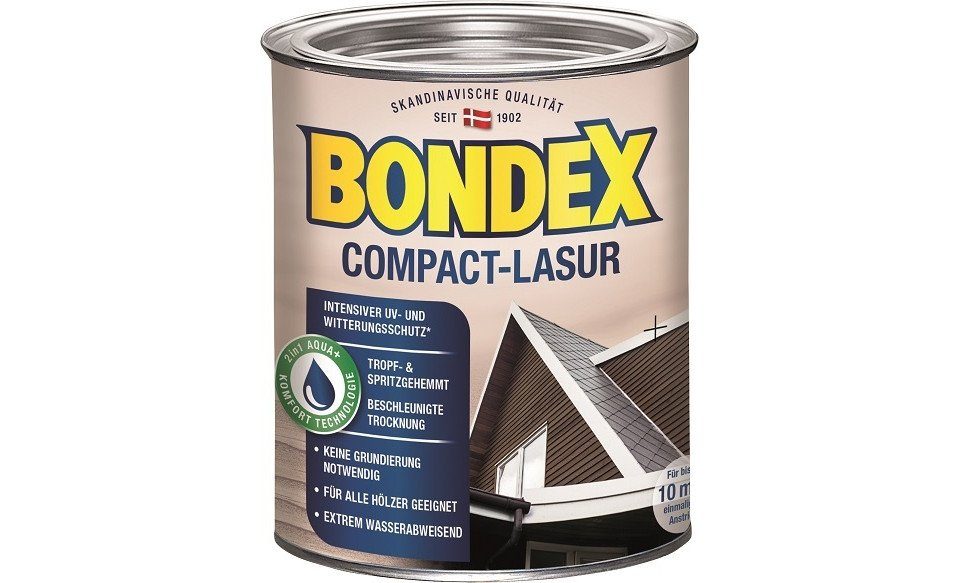 Bondex Lasur Bondex Compact Lasur 750 ml weiß