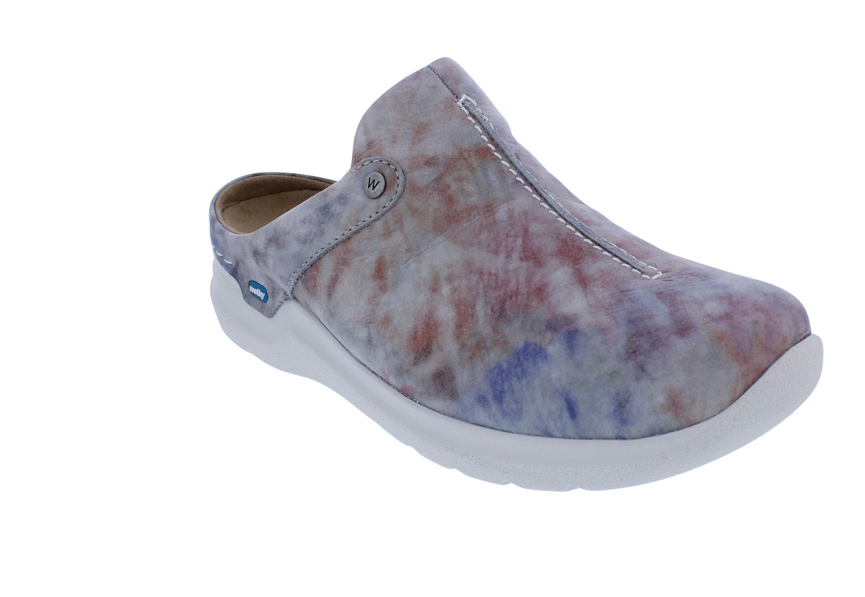 WOLKY Wolky Clog Holland DB 0662575-999, Nubukleder, Pastell-Multicolor, Fuß Clog