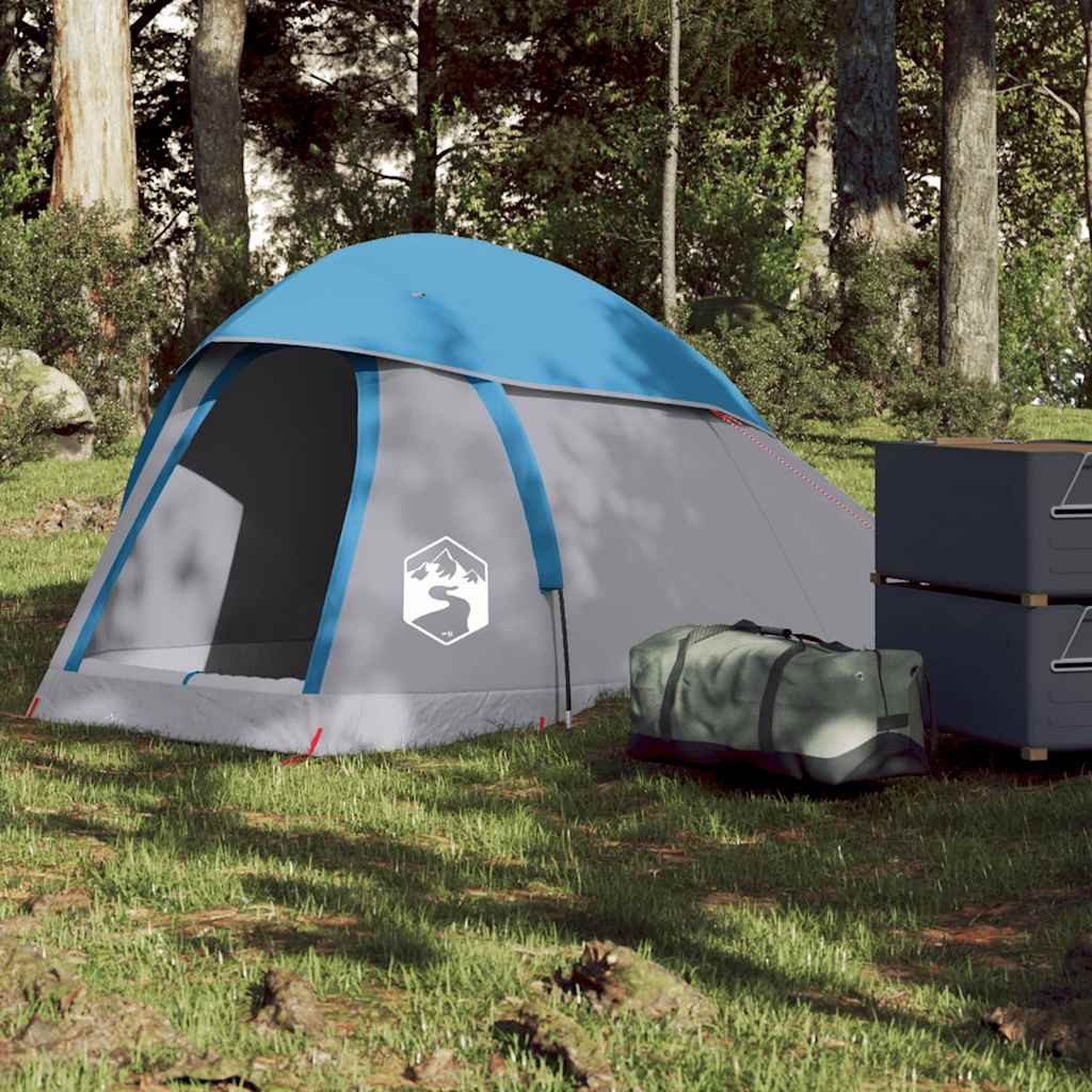 Faltzelt Campingzelt Kuppel 130x250x97 cm Blau
