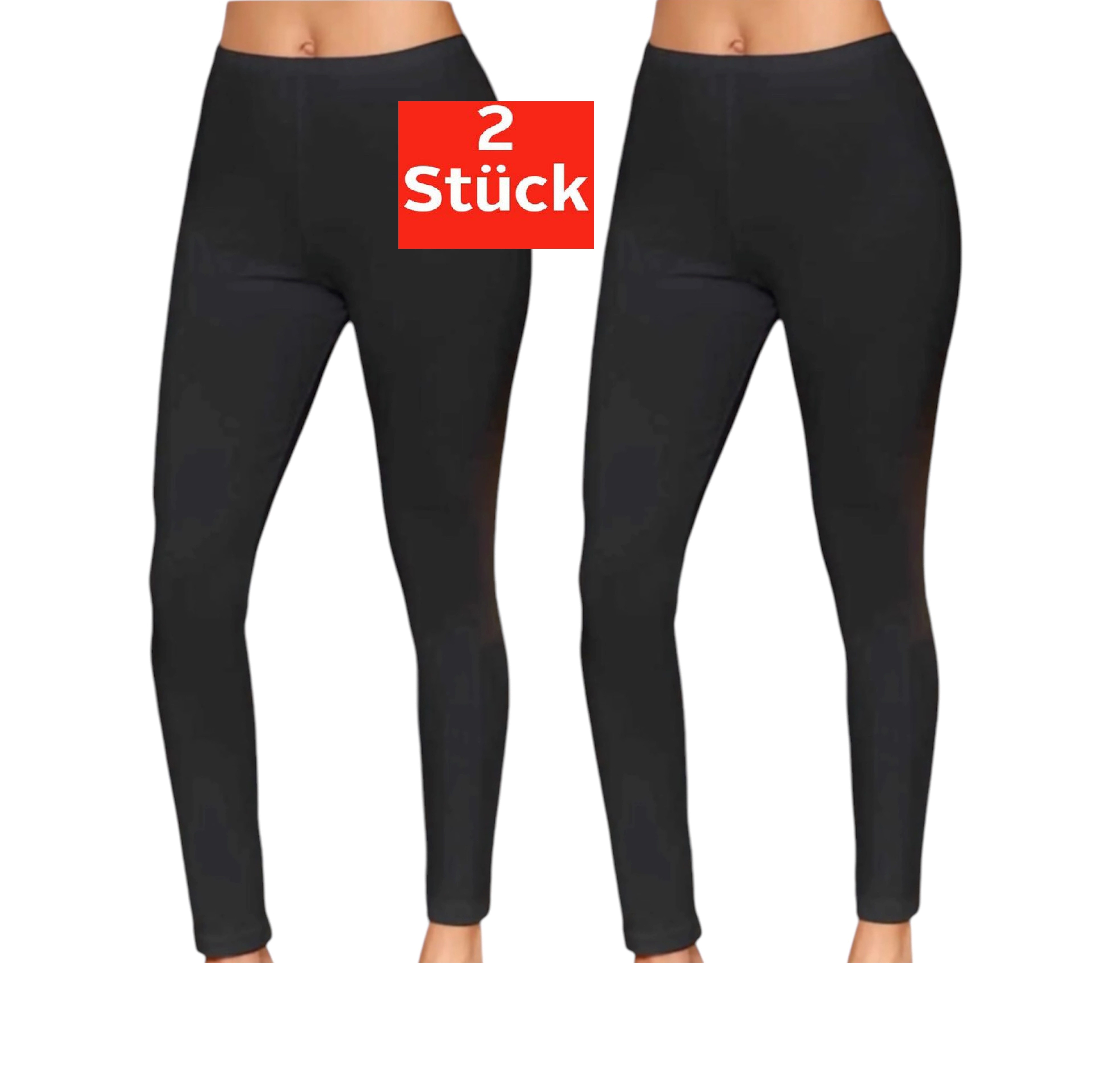 DDOnlineShop Leggings Damen Hosen unterhosen aus Baumwolle A2135 (Spar-Set, günstig online kaufen