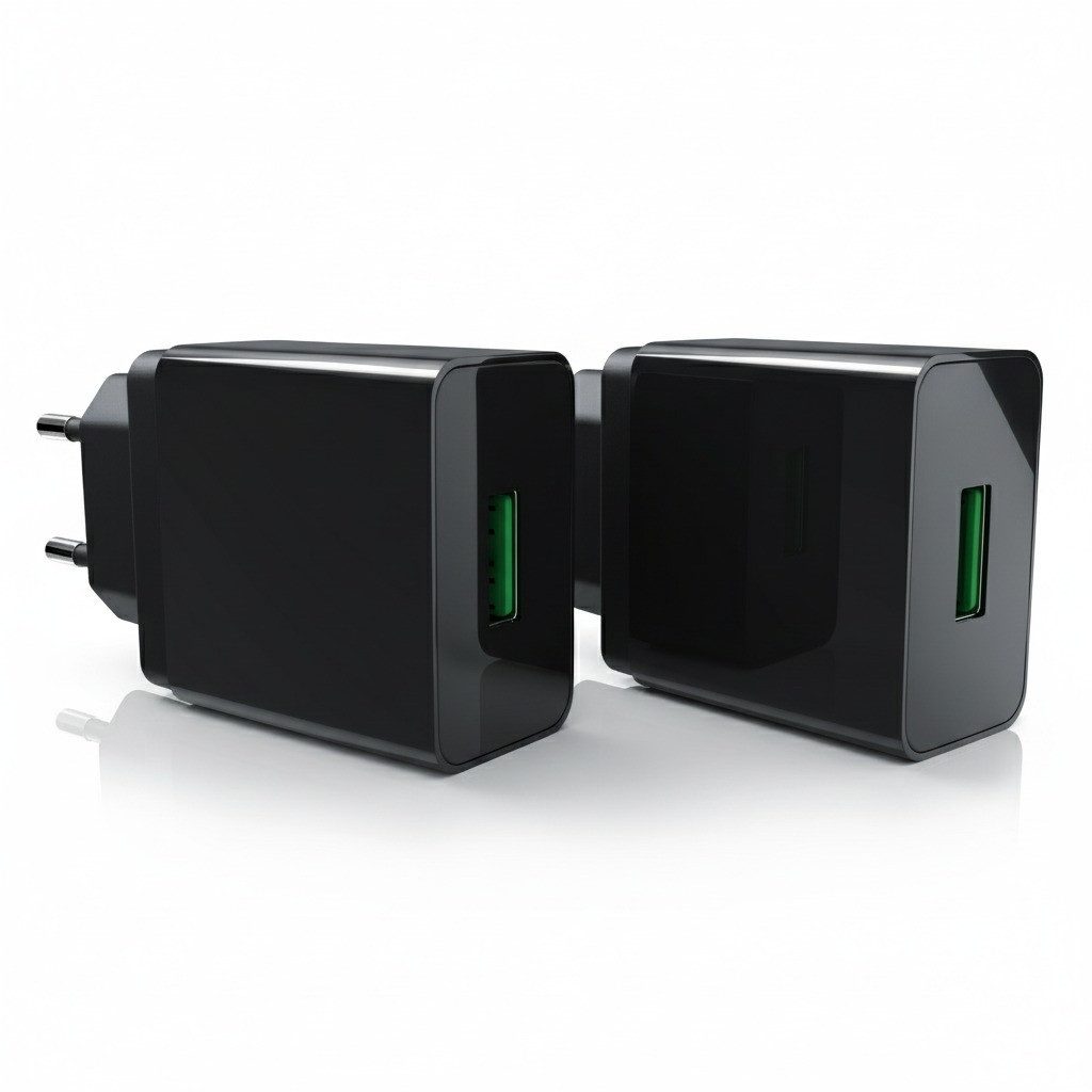 Aplic 2er Set USB Ladegerät Quick Charge 3.0 Netzteil USB-Ladegerät (3000 mA, 2-tlg., Quick Charge 3.0 USB-Ladegerät 1x USB A QC 3.0 Port / max. 3A über QC)