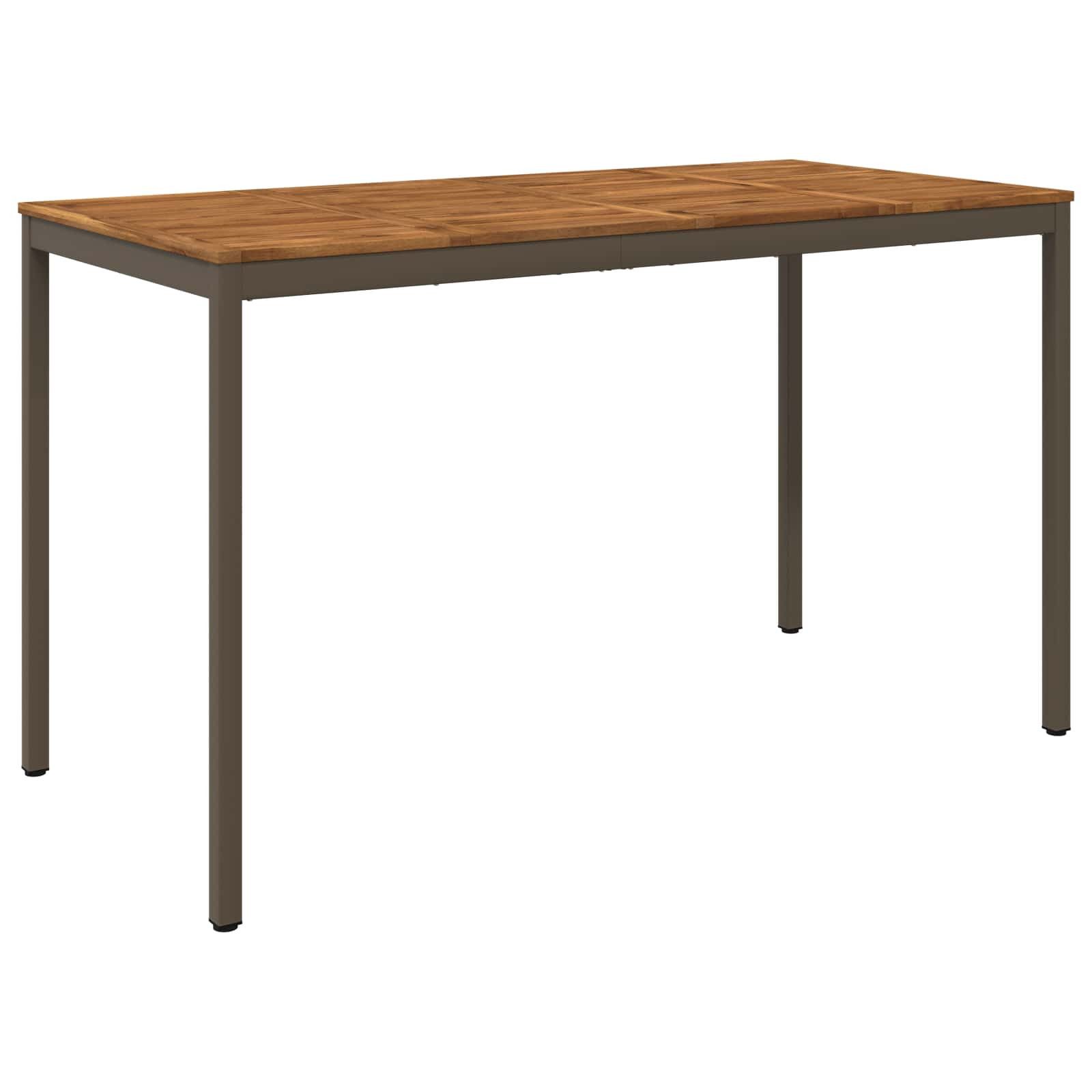 vidaXL Gartentisch Gartenbar-Tisch Natur und Kaffee 180 x 88,5 x 105 cm (1-St)