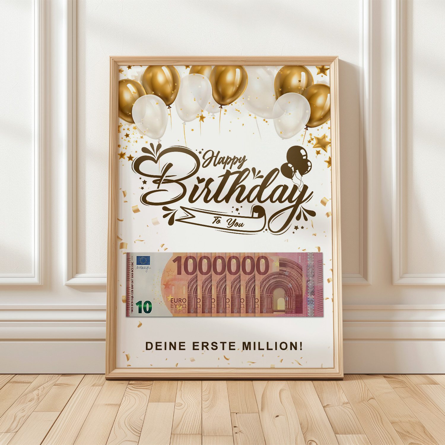 Tigerlino Poster Geburtstag Geldgeschenk Happy Birthday günstig online kaufen