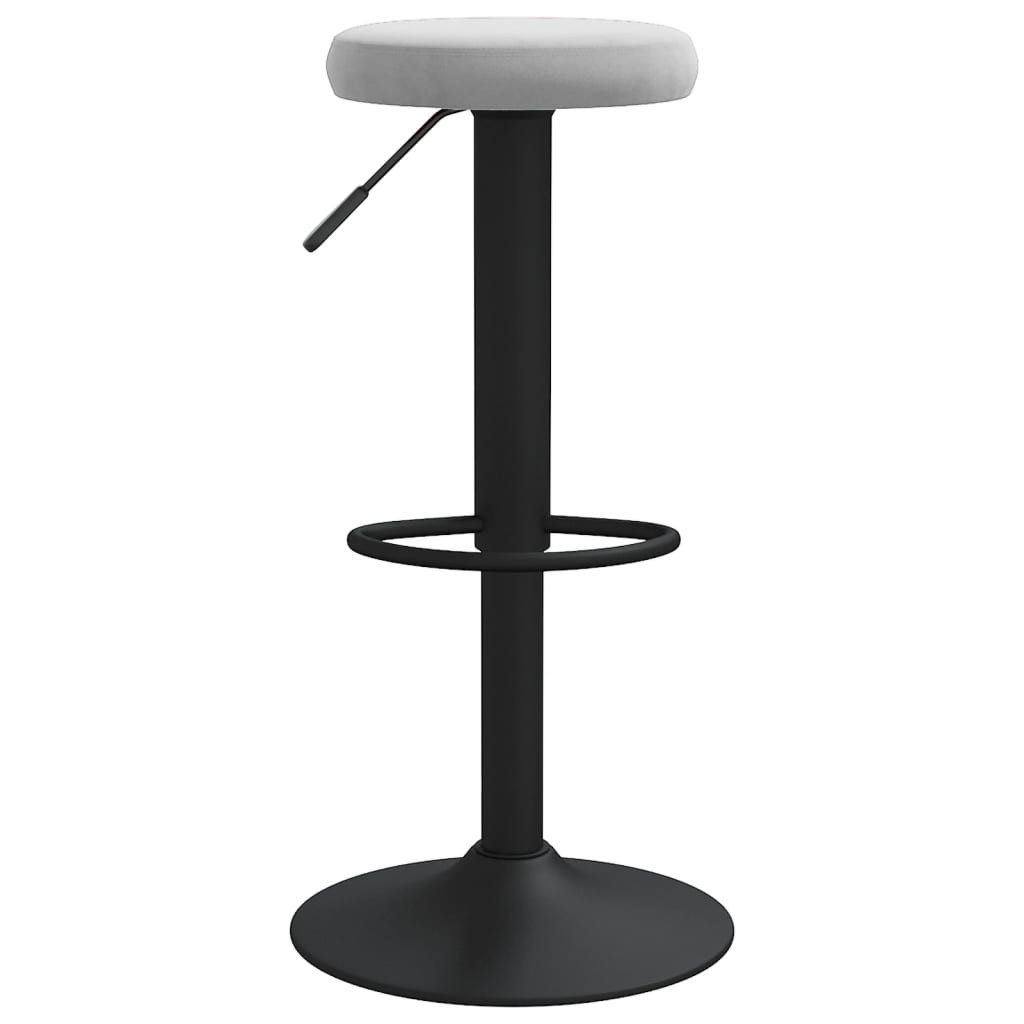 vidaXL Barhocker Barhocker 2 Stk. Hellgrau günstig online kaufen