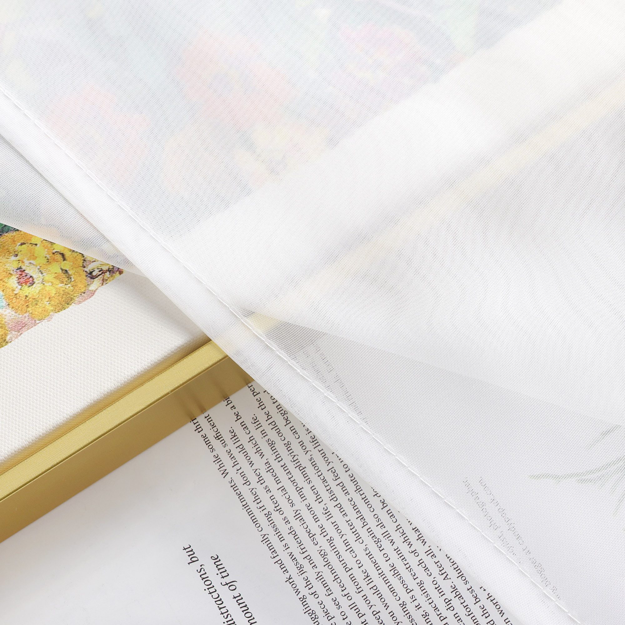 Delien Scheibengardine Eva, Schlaufen, Voile Uni Kurzstore Küche