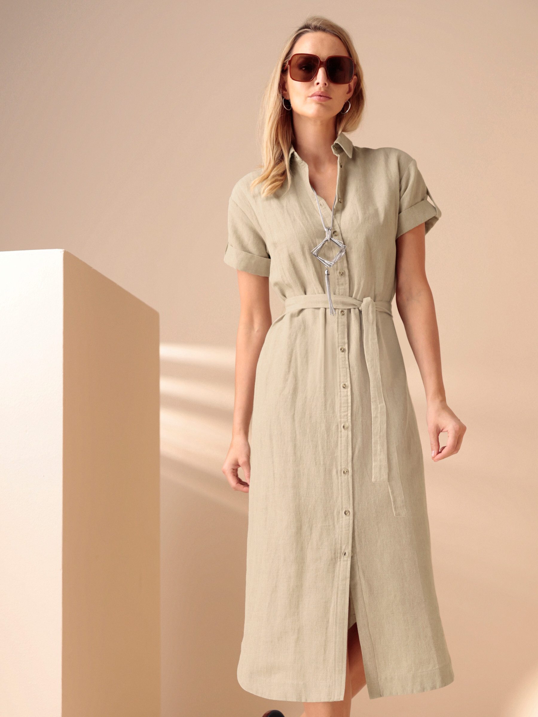 heine Etuikleid Kleid Kurzarm