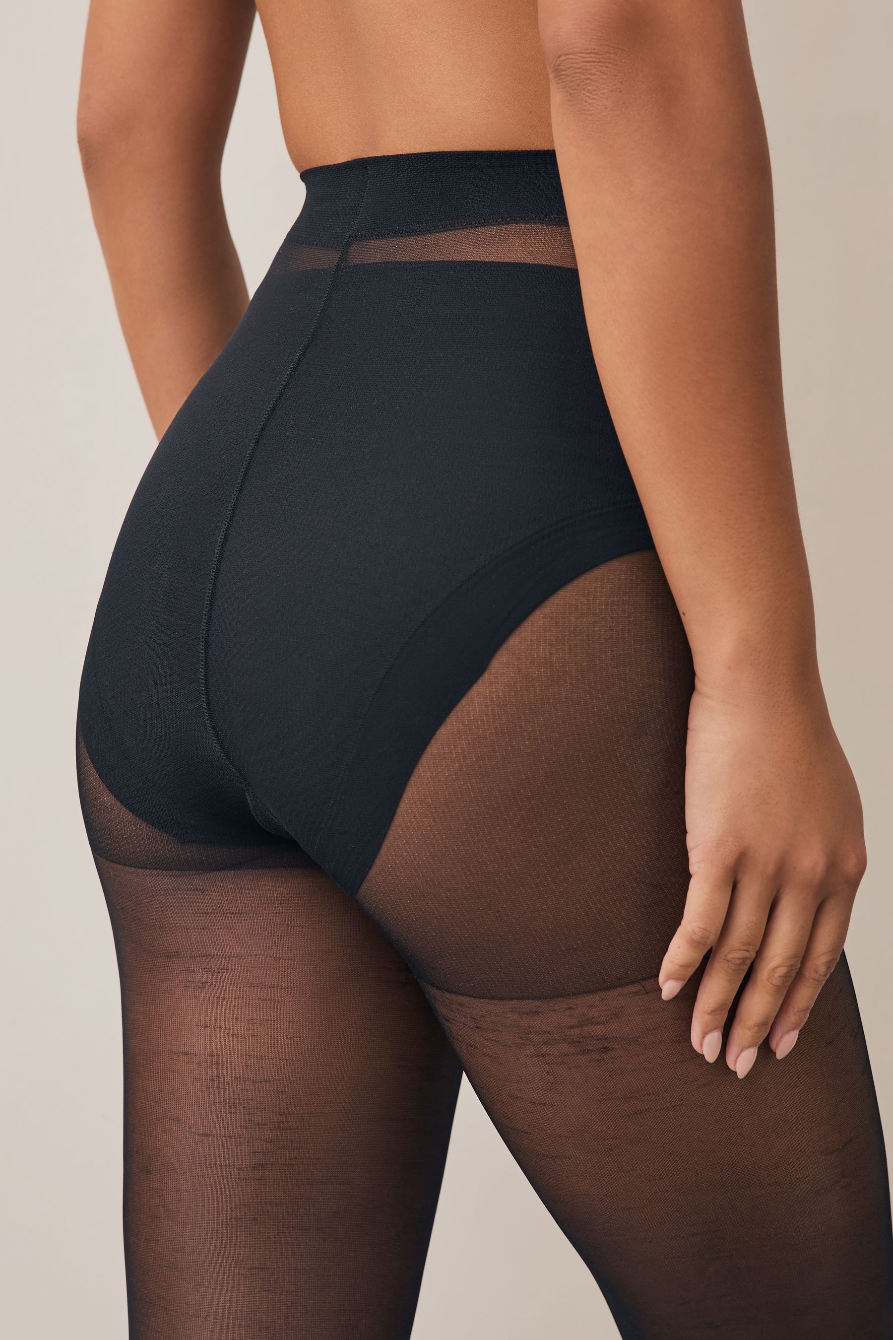 Next Feinstrumpfhose 3 x Glänzende Strumpfhosen 20 Den, transparent (3 St)