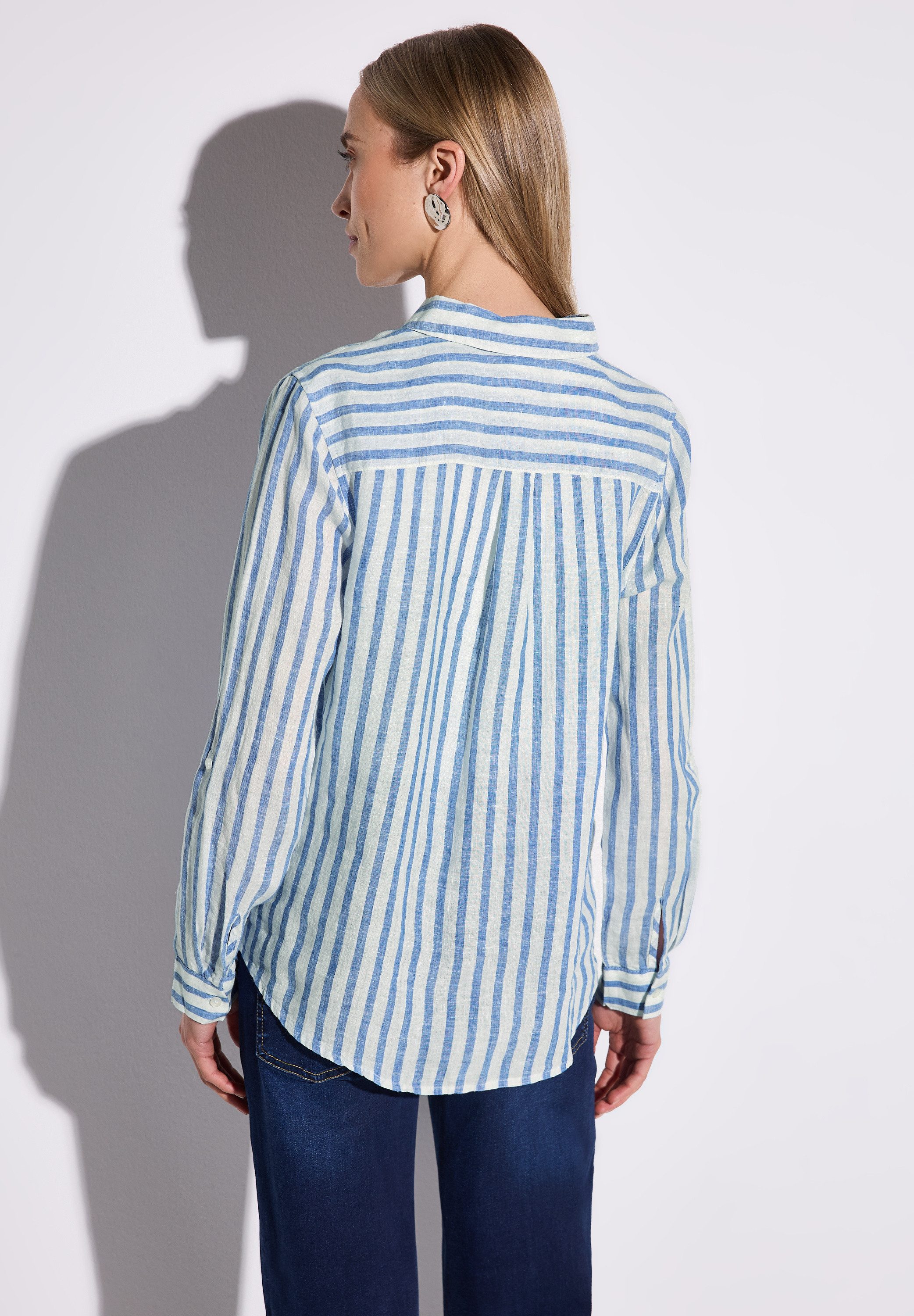 STREET ONE Langarmbluse im Streifen-Design und günstig online kaufen