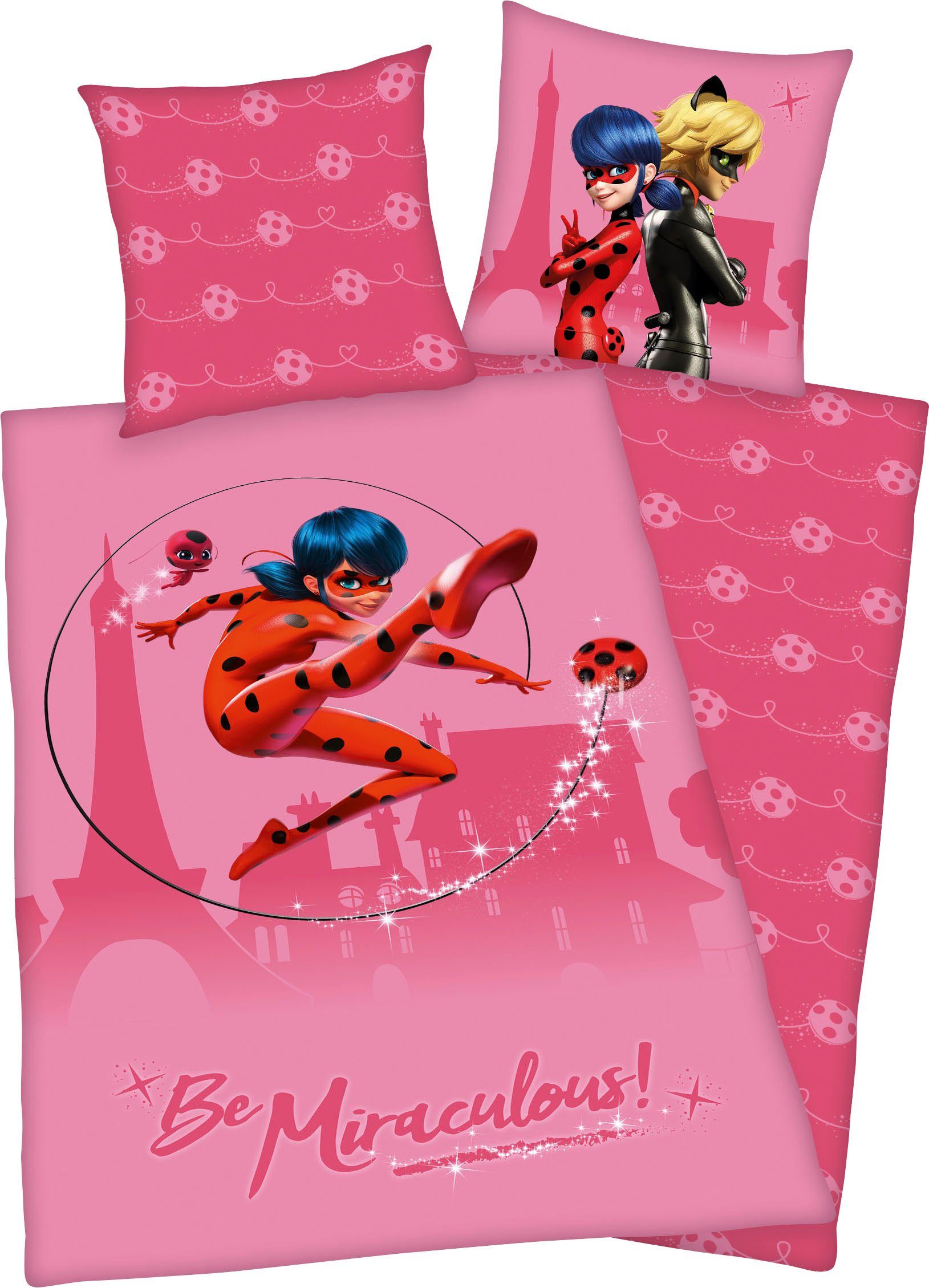 Miraculous Kinderbettwäsche Miraculous, Renforcé, mit tollem günstig online kaufen