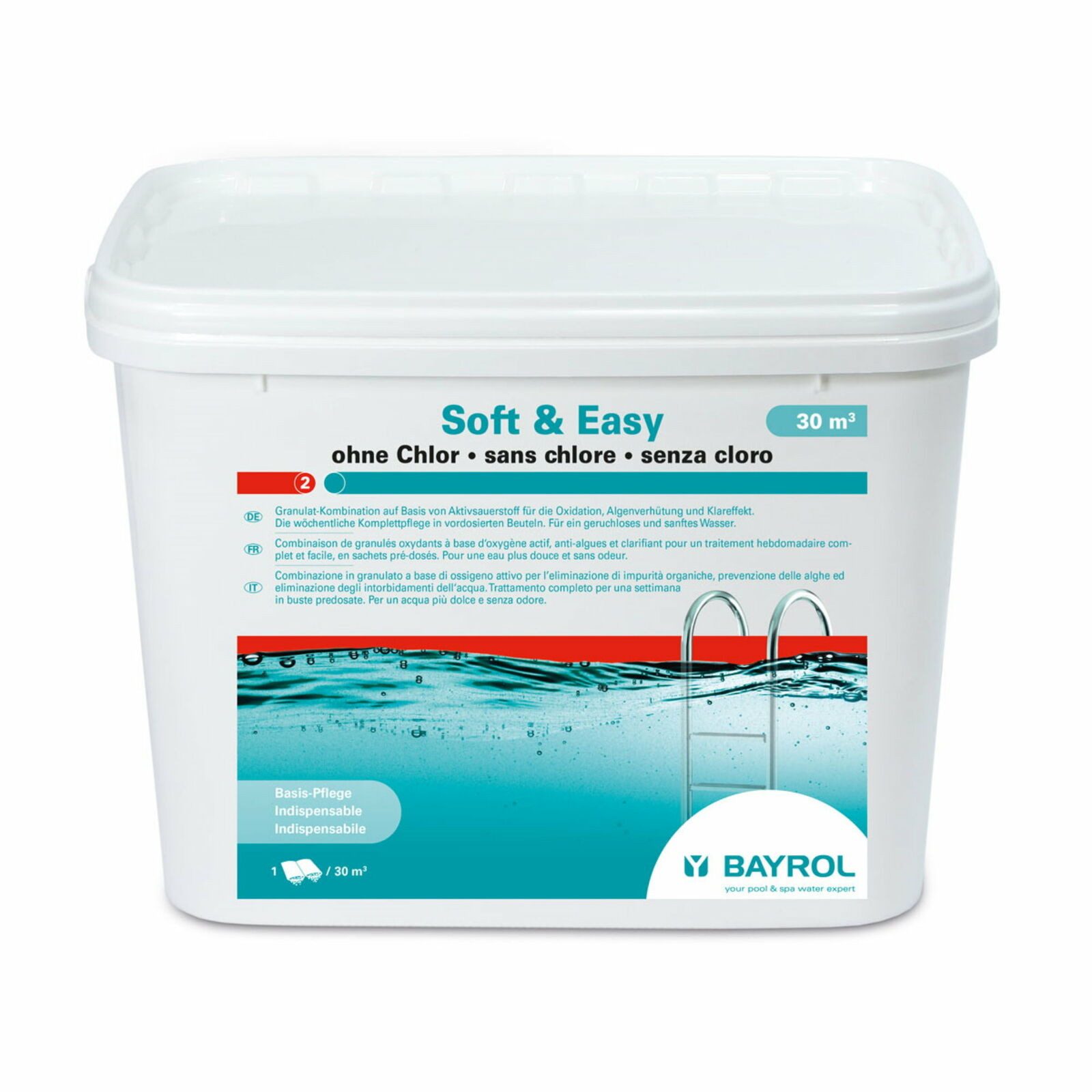 Chlortabletten Bayrol Pooldesinfektion Soft & Easy 5,04 Kg ohne Chlor