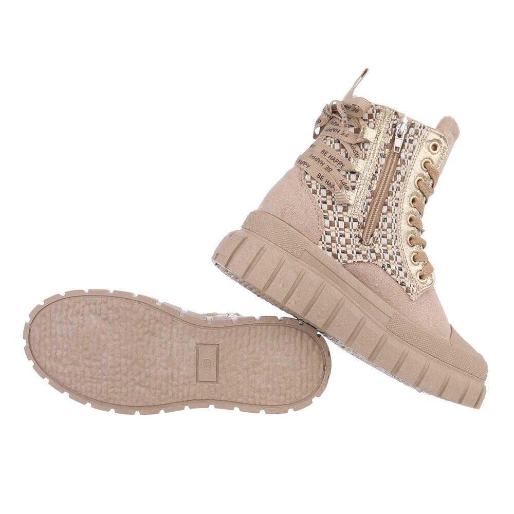 Ital-Design Damen High-Top Freizeit Sneakerboots (85757922) Keilabsatz/Wedg günstig online kaufen