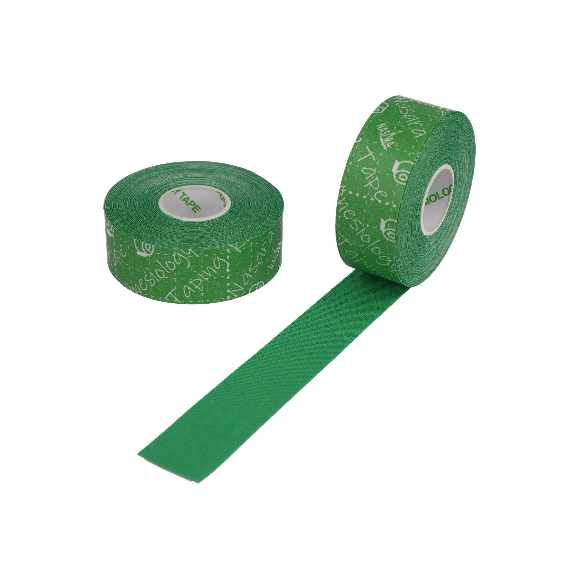 NASARA Kinesiologie-Tape 2,5cm x 5m - 2 Rollen in 9 Farben