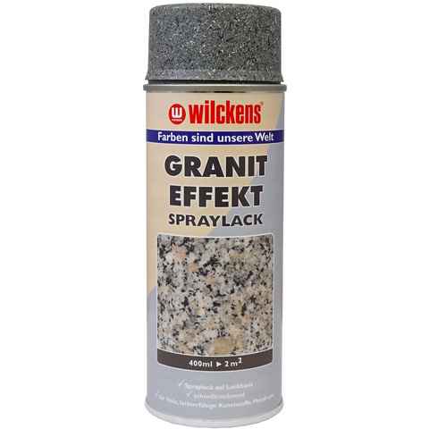 Wilckens Farben Sprühfarbe, Granit Effekt Spray Dekorationslack grau