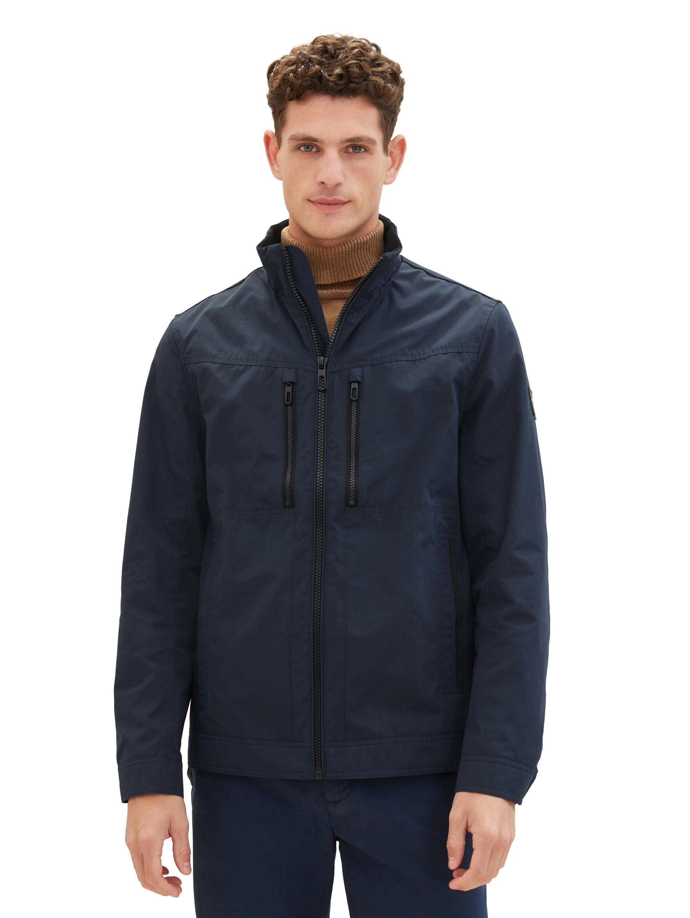 TOM TAILOR Herren Blouson Jacke Mit Polsterung – Übergangsjacke Mit Kapuze & Regular Fit