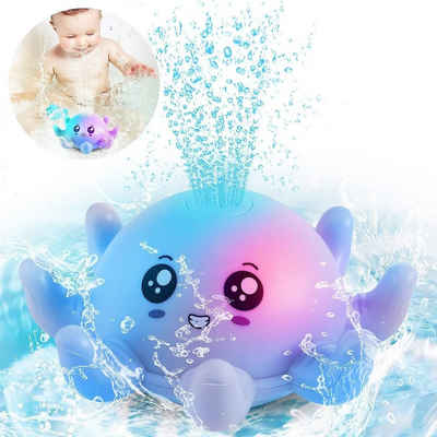 autolock Badespielzeug Badewannenspielzeug Baby Wasserspielzeug mit Licht