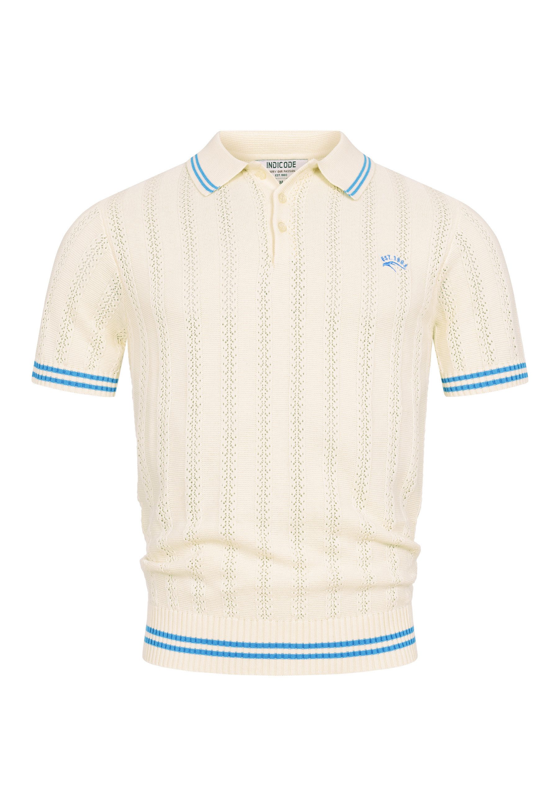 Indicode Poloshirt Herren INLuner Polo- Sommershirt Strick-Polo aus Baumwol günstig online kaufen