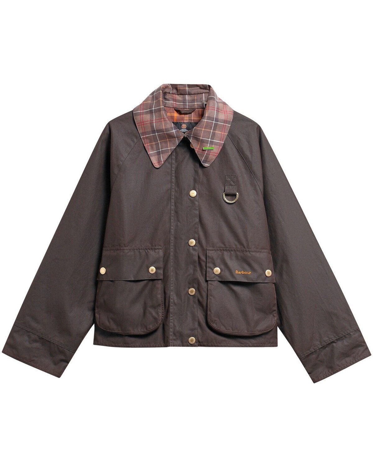 Barbour Allwetterjacke Wachsjacke Icons Tartan Collar Spey Tartan