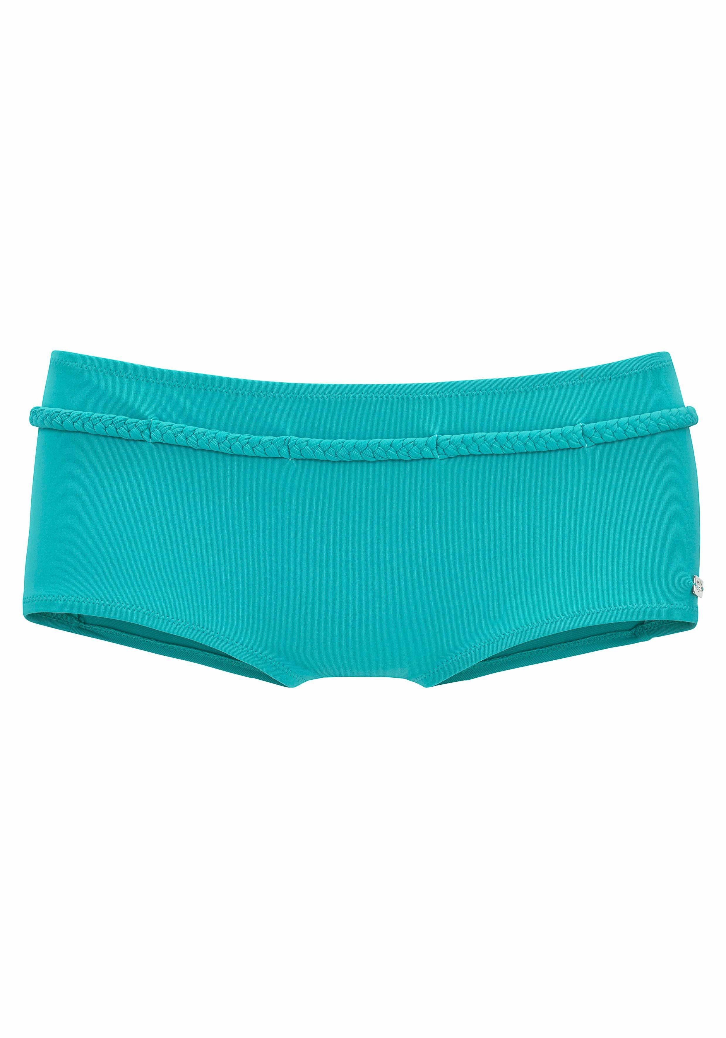 Buffalo Bikini-Hotpants Happy mit geflochtenem Ziergürtel günstig online kaufen