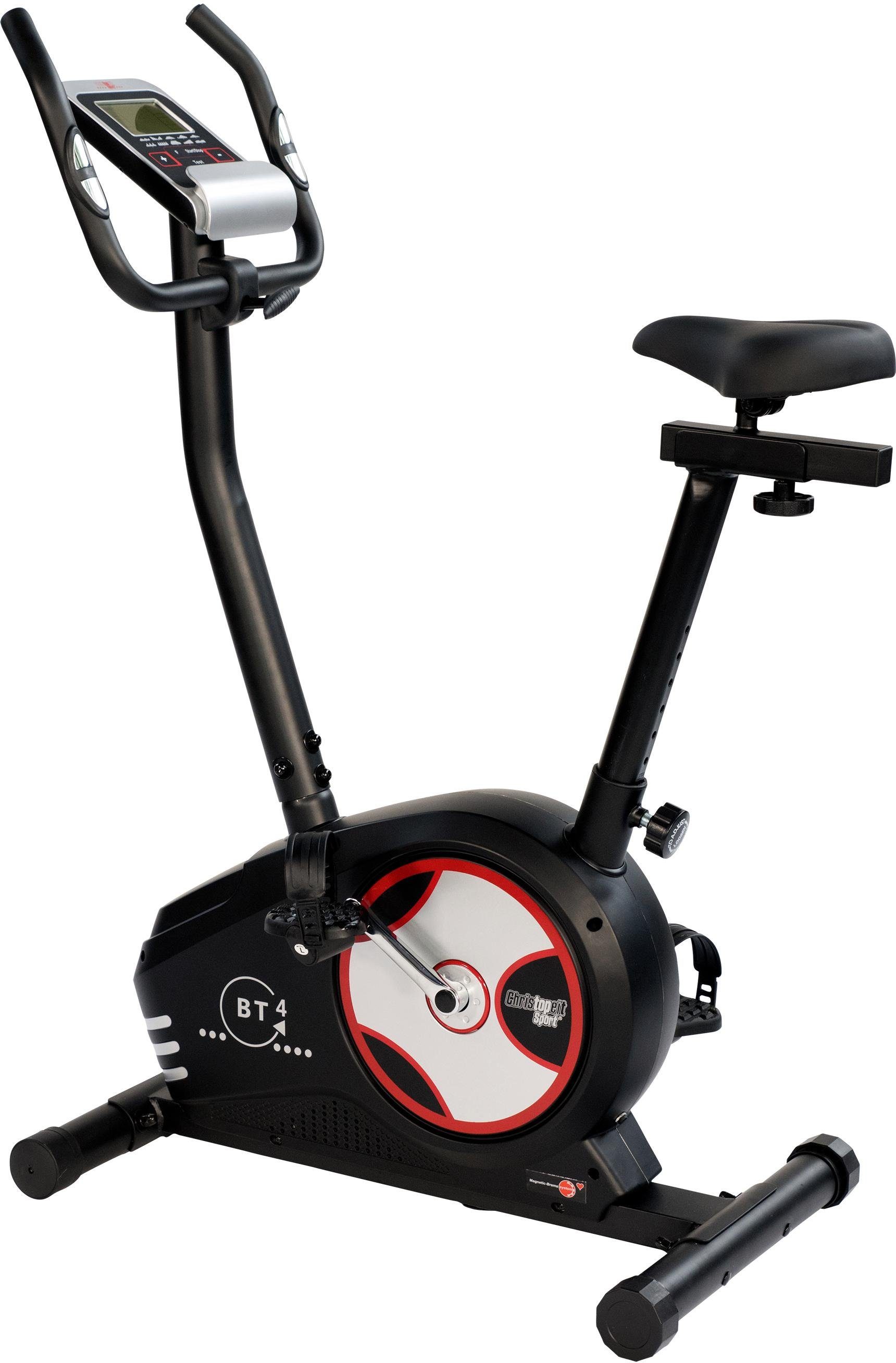 Christopeit Sport® Ergometer BT 4 (mit Tablet-Halterung), 120 kg max. Benutzergewicht, Fahrrad, 24 Widerstandsstufen