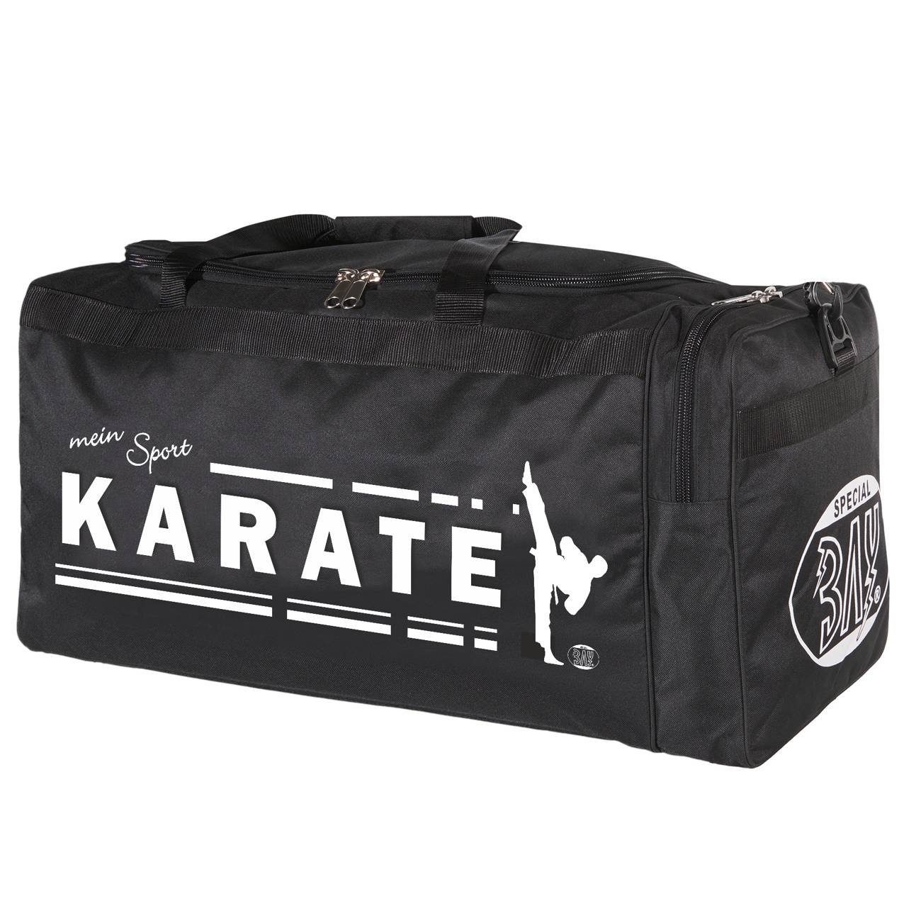 BAY-Sports Sporttasche Sporttasche mein Sport Karate schwarz 70 cm