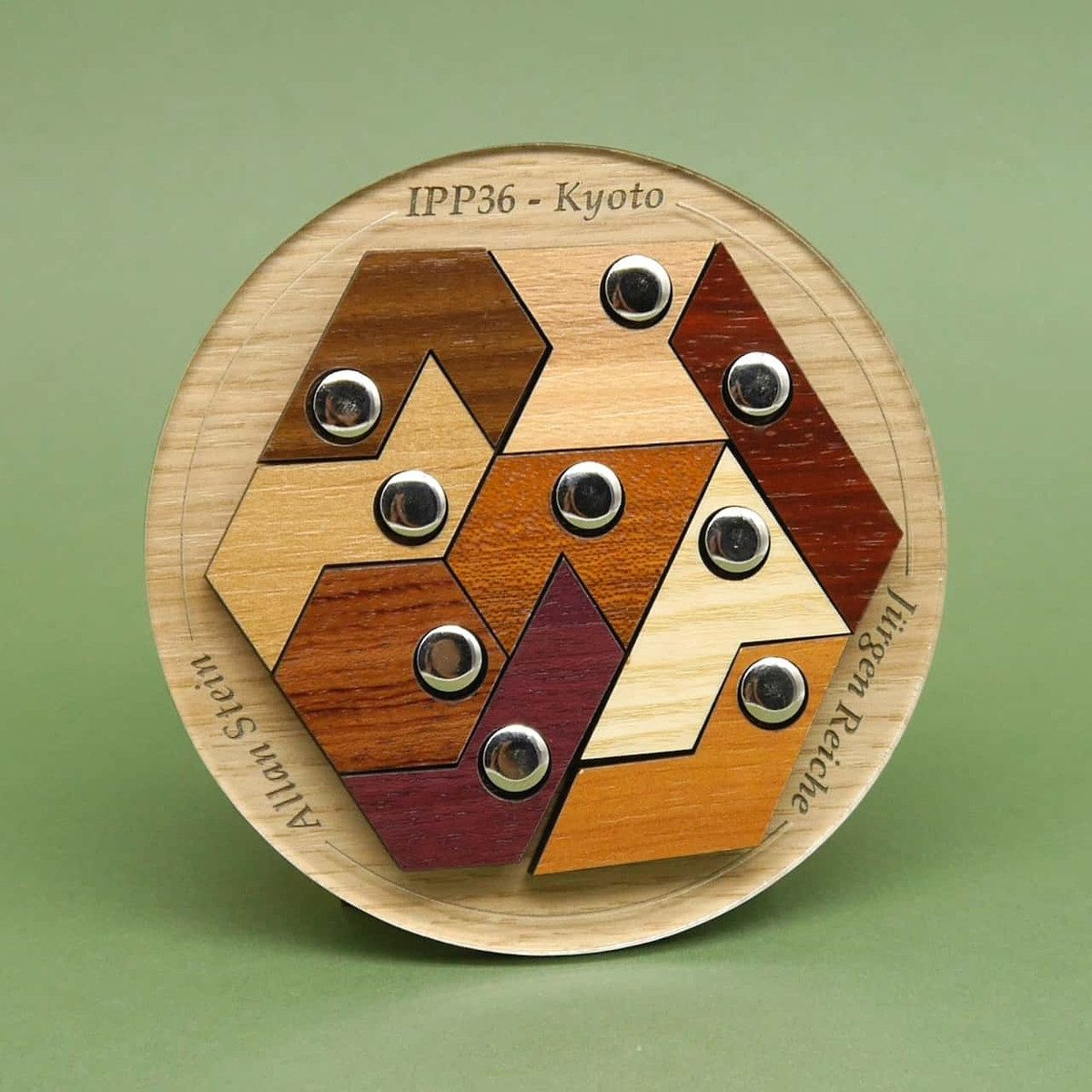 ROMBOL Denkspiele Spiel PICASSO - mittelschweres Legepuzzle, Denkspiel, Holzpuzzle
