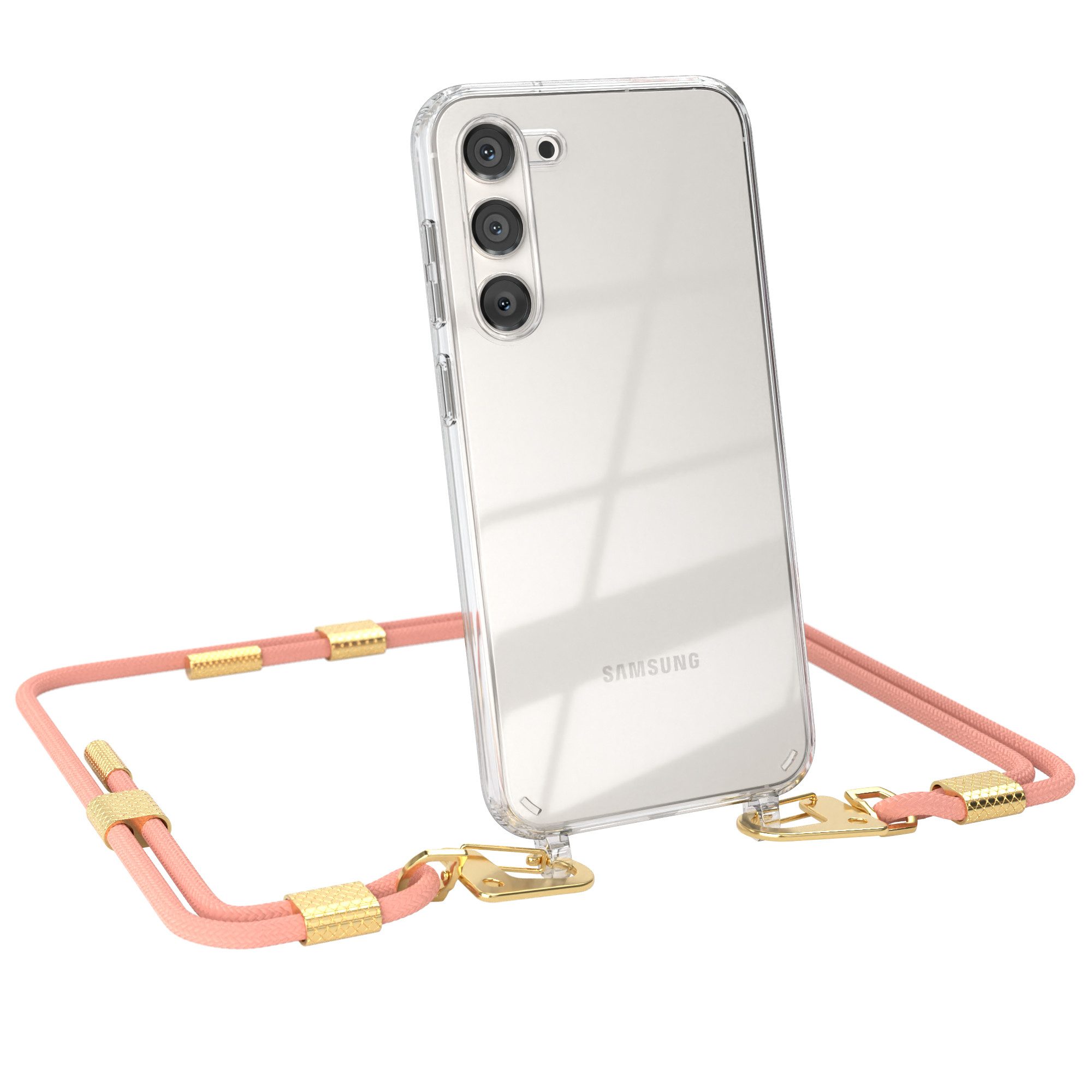 Handykette Silikonhülle mit Kette für Galaxy S23 Plus / S23+