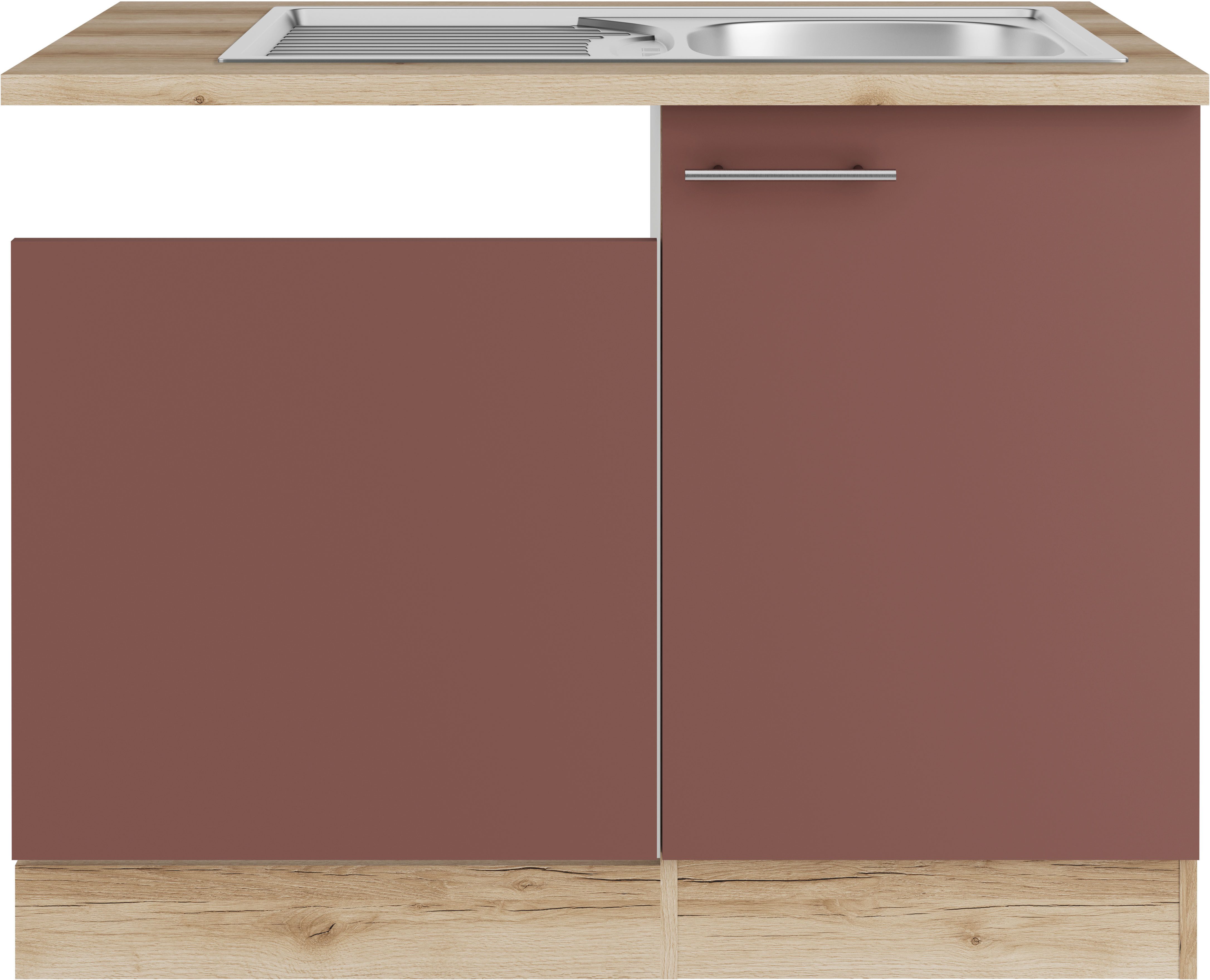 OPTIFIT Spülenschrank Bella Breite 110 cm, für teilintegrierten Geschirrspüler