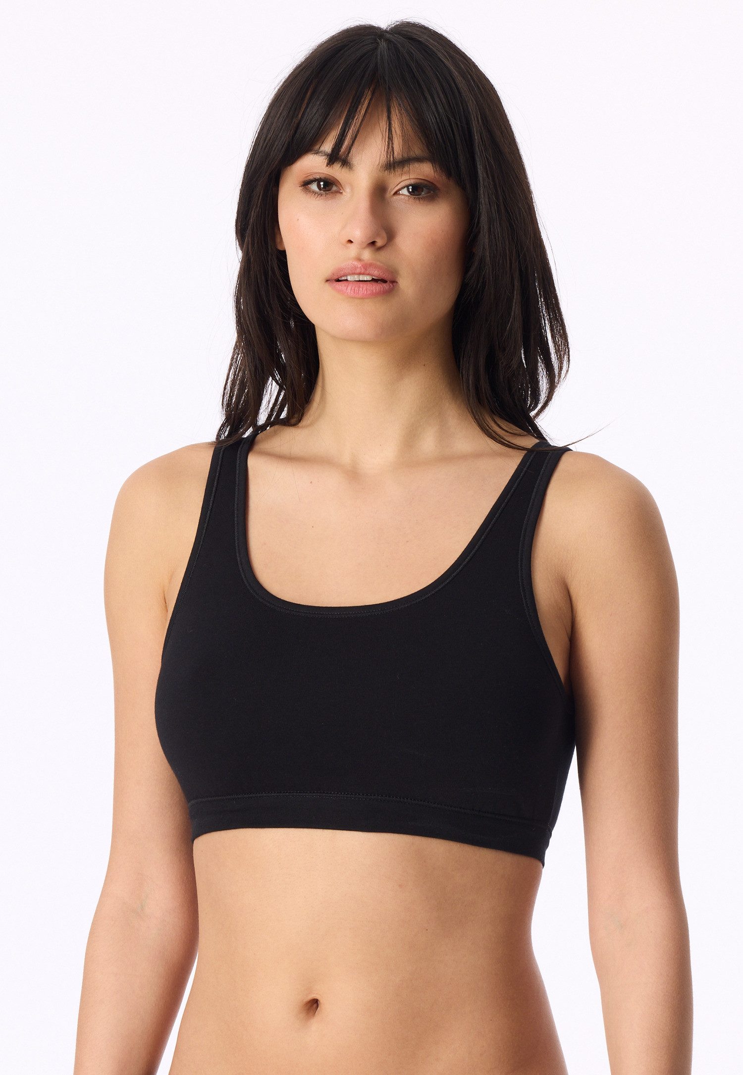 Schiesser Bustier 95/5 (2er-Pack) mit elastischem Unterbrustband