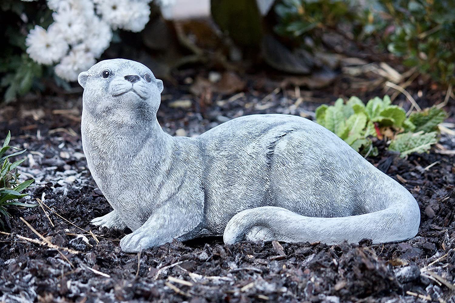 Stone and Style Gartenfigur Otter Steinfigur