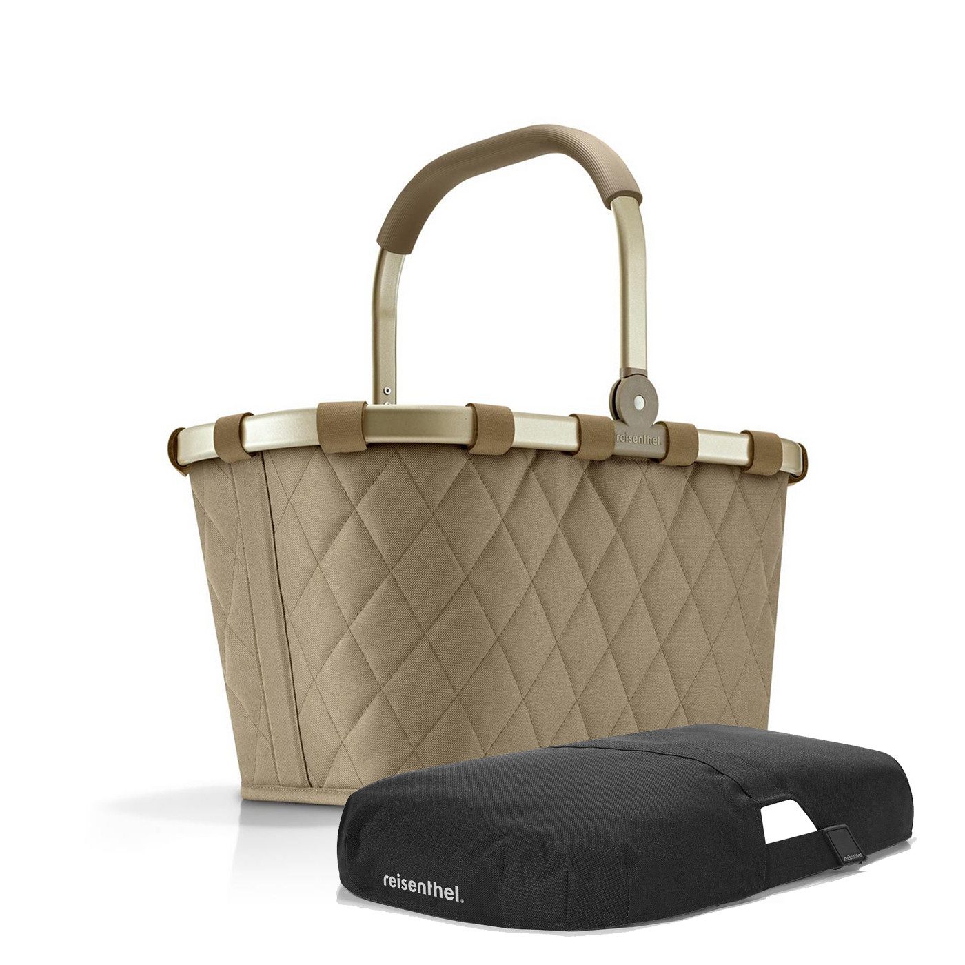 REISENTHEL® Einkaufskorb carrybag frame rhombus olive günstig online kaufen