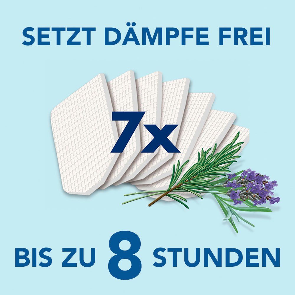 WICK Inhalations-Zusatz VapoPads Rosmarin & Lavendel - VBR Packung, 7-tlg., Passen zu unseren Luftbefeuchtern, Inhalatoren & Diffusoren, 7er-Pack