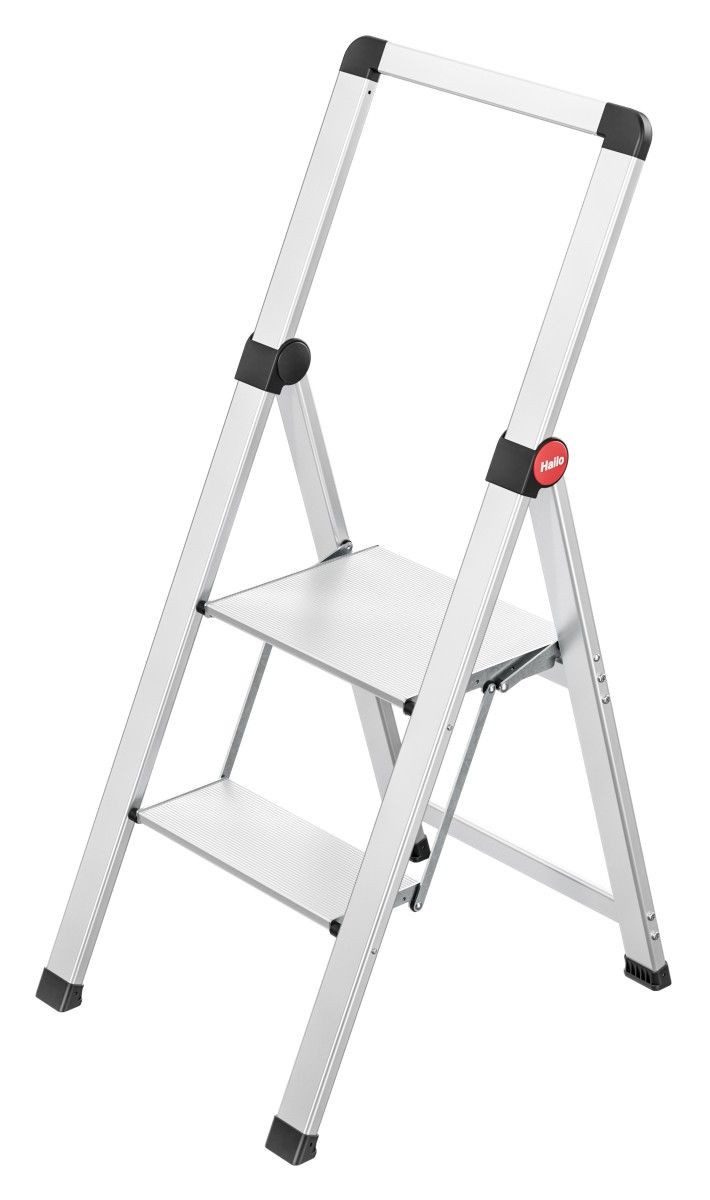 Hailo Trittleiter HAILO DK40 BasicLine Design 4342100 Trittleiter 2 Stufen bis 150 kg
