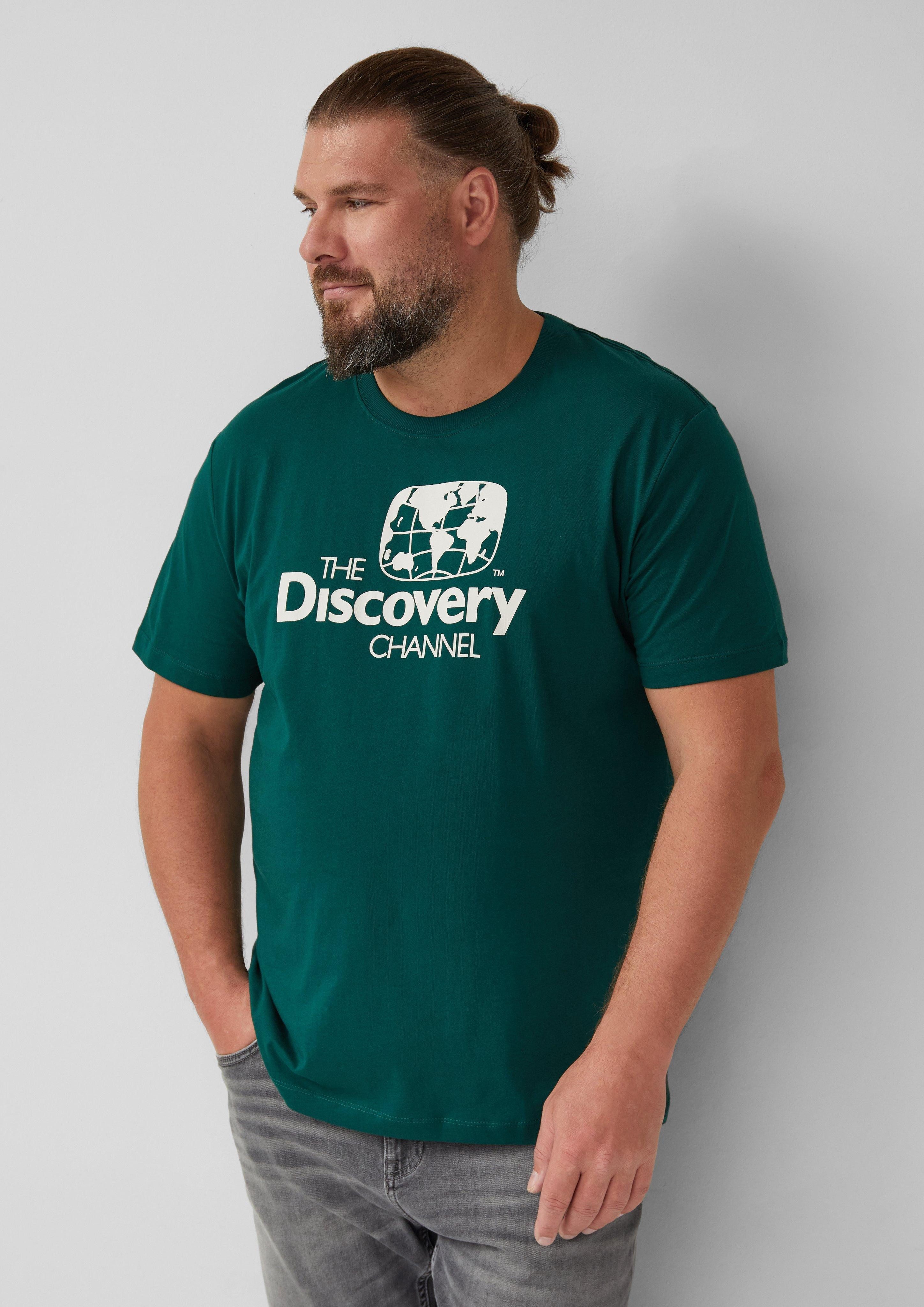 s.Oliver Kurzarmshirt T-Shirt mit Discovery™-Print günstig online kaufen