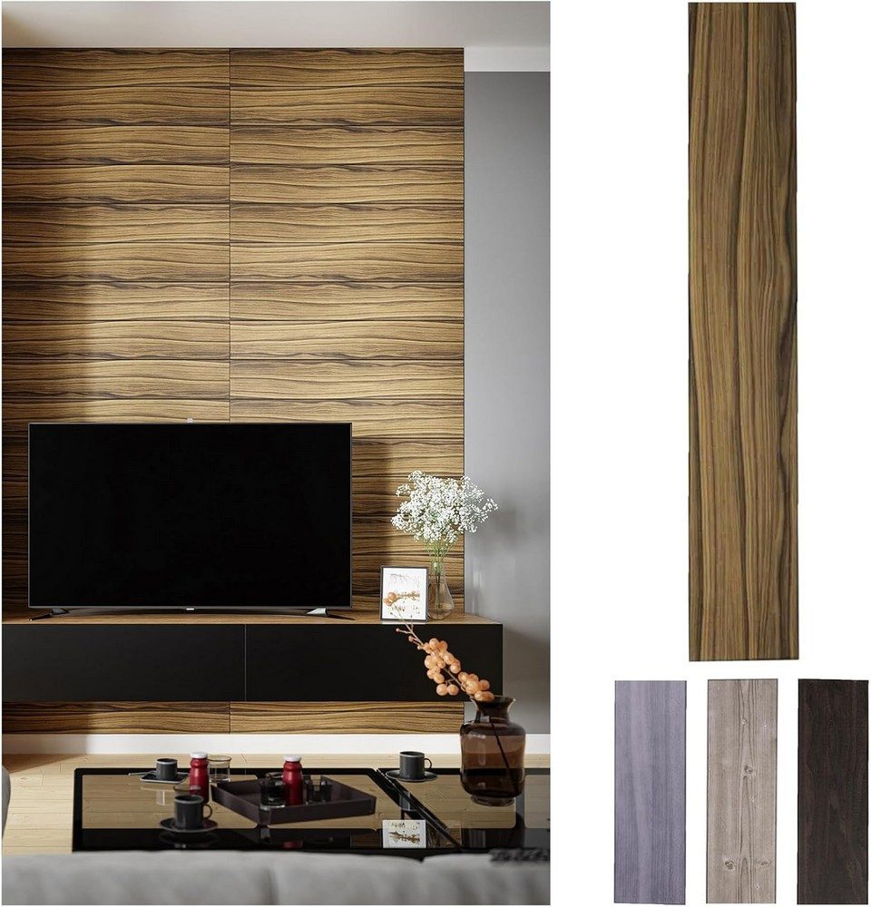 MDEKOR 3D Wandpaneel MDEKOR XPS Dekorative für Innenräume, (240-tlg) 40 m², Holzoptik 16,7x100 cm 01T, Paneele 4 mm dick