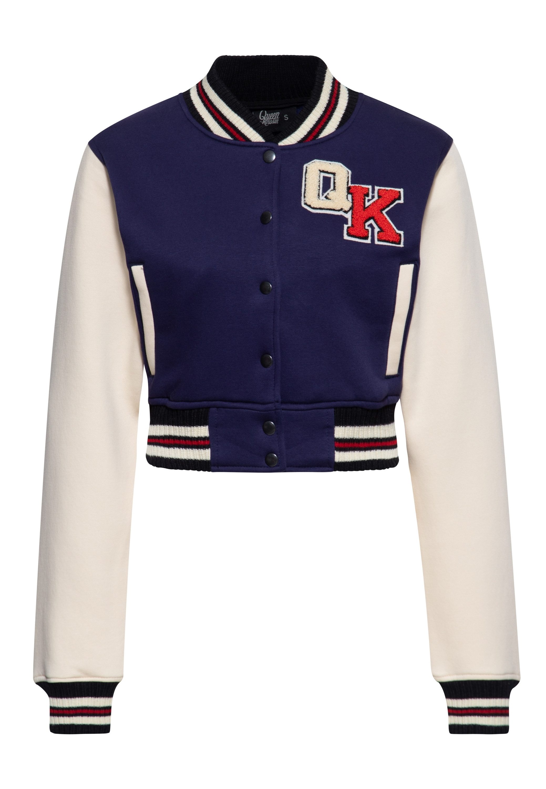 QueenKerosin Collegejacke Wild Rebel (1-St) Cropped