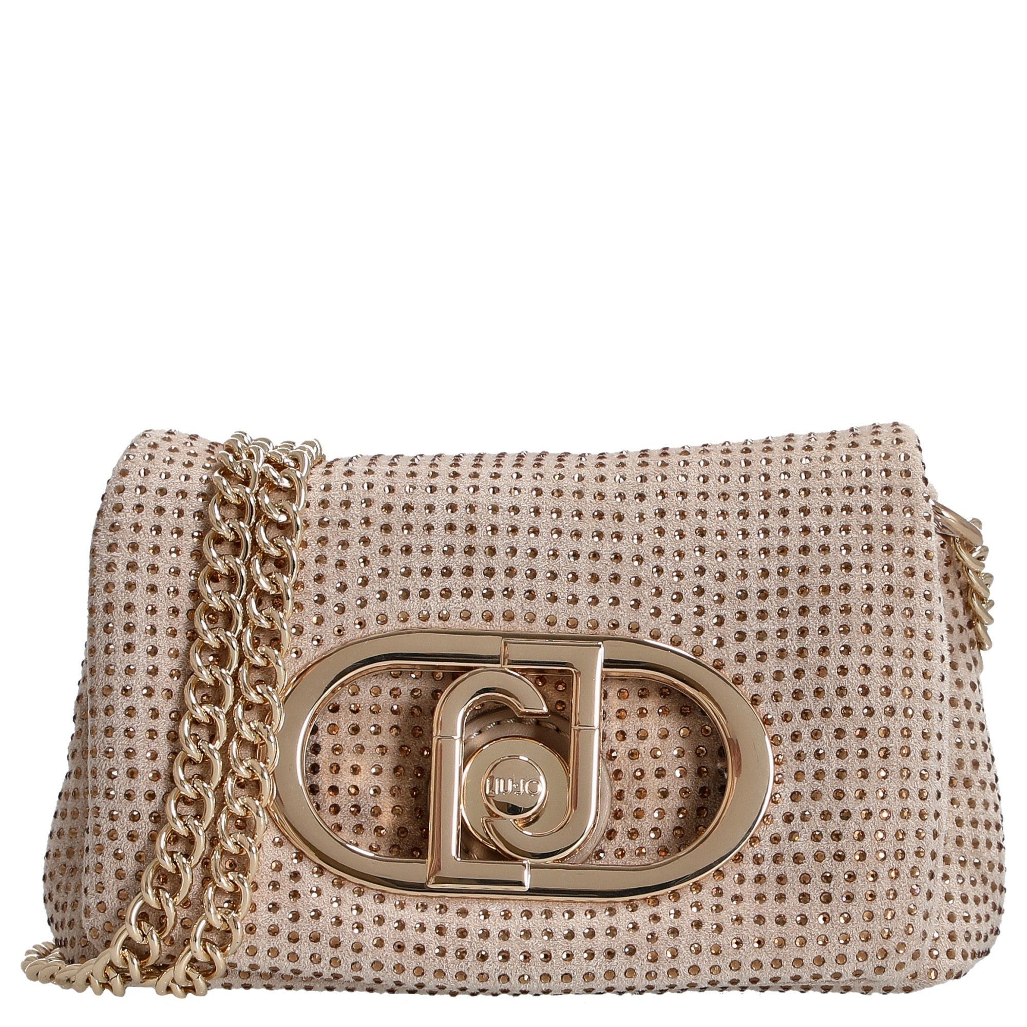 Liu Jo Umhängetasche Lapuffy - Umhängetasche XS 14 cm (neutro/brass gold)